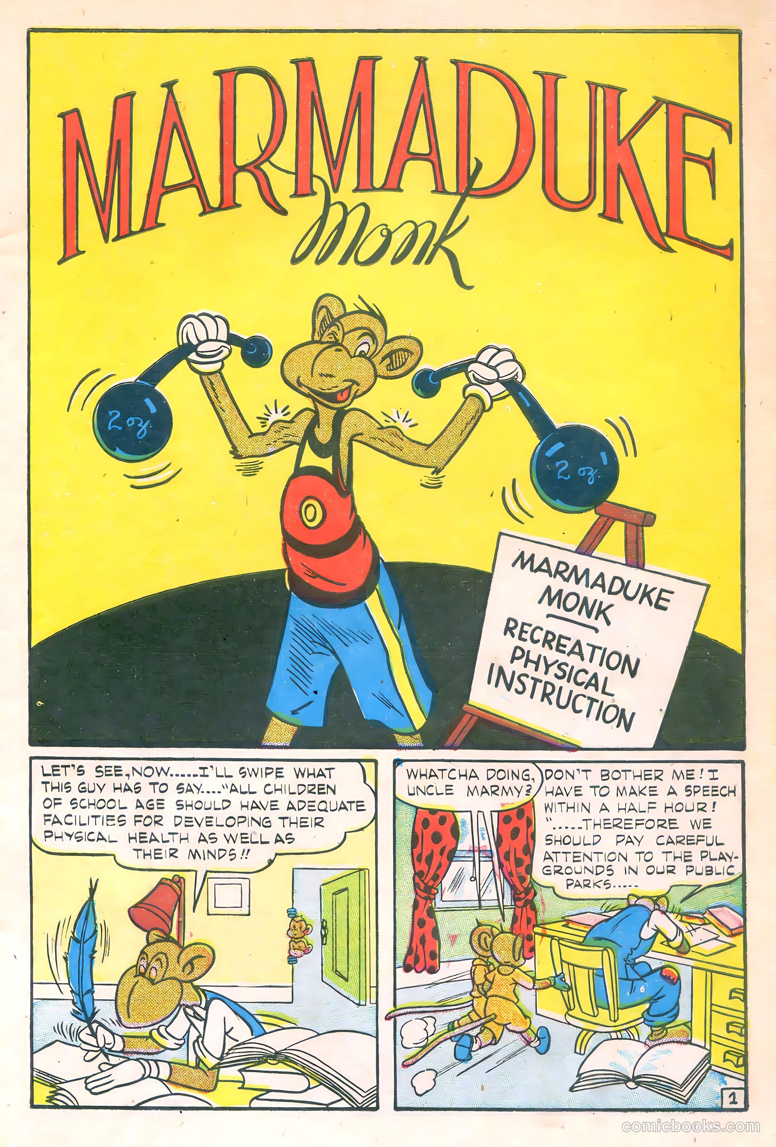 Monkeyshines Comics #11 (1946) — page 3 of 51