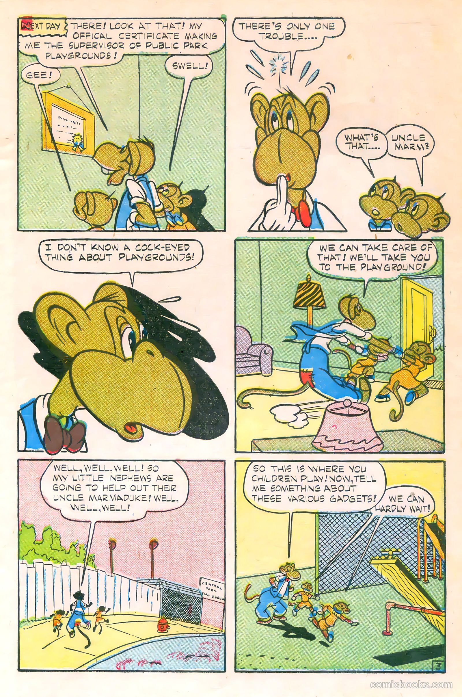 Monkeyshines Comics #11 (1946) — page 5 of 51
