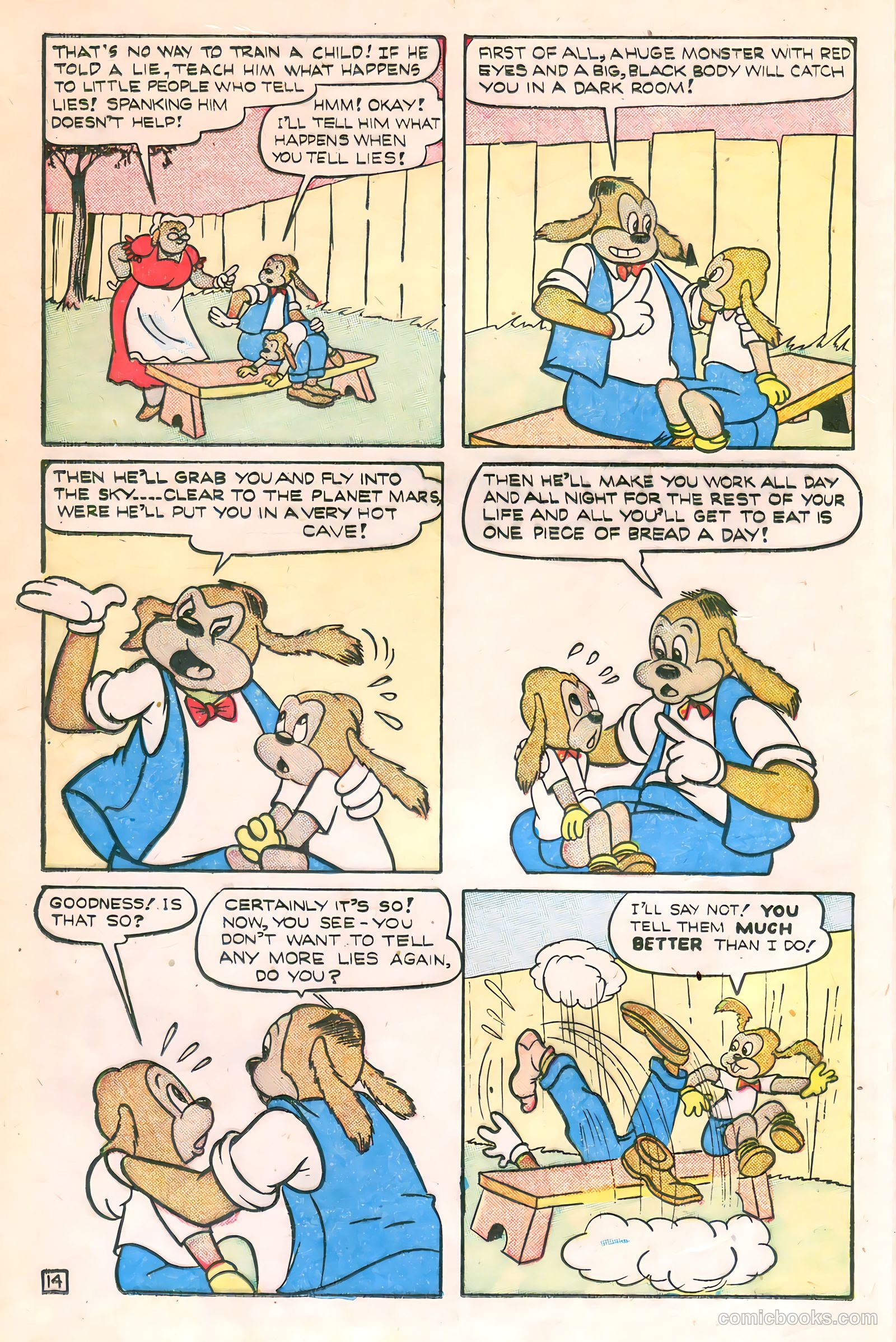 Monkeyshines Comics #11 (1946) — page 16 of 51