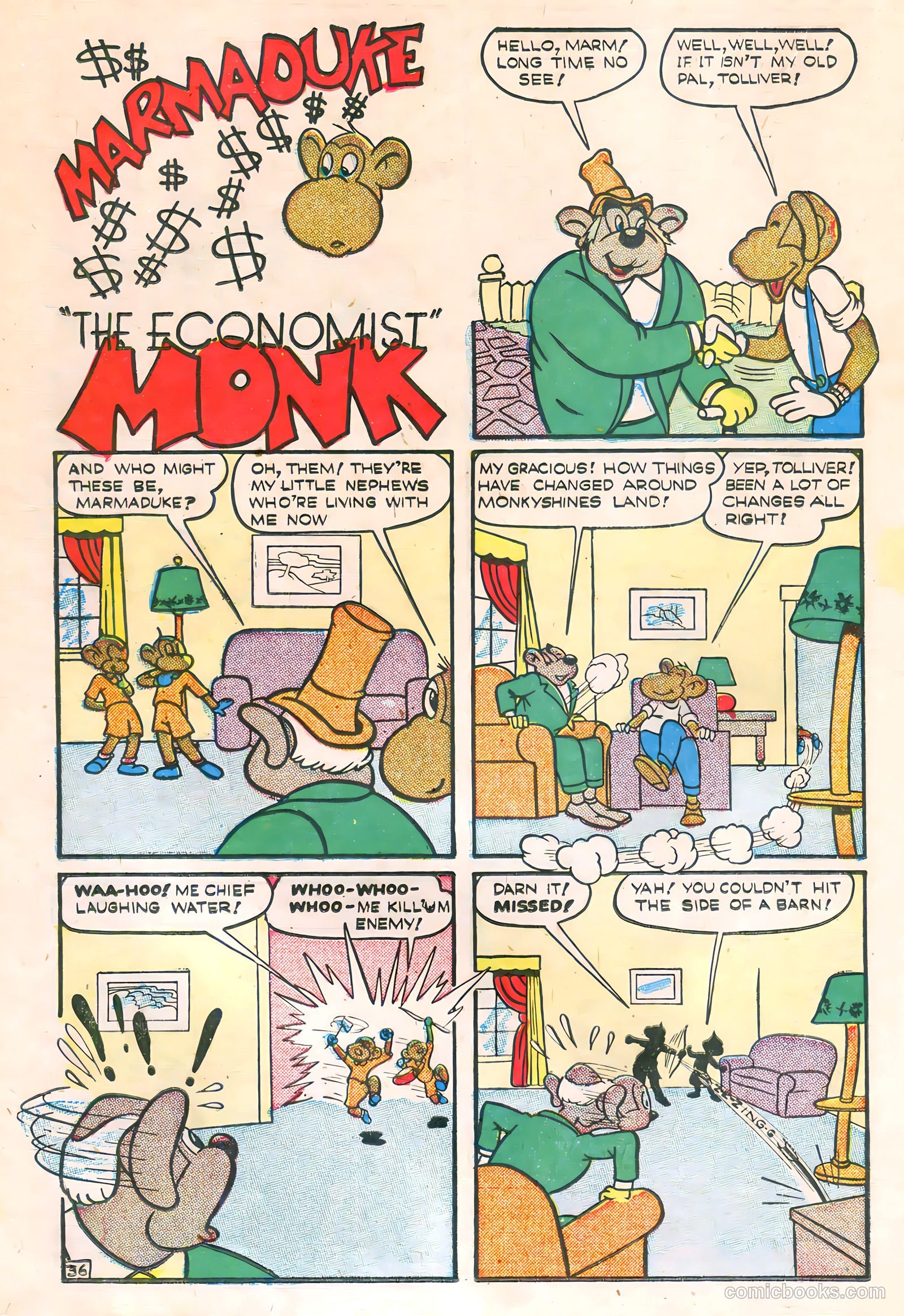 Monkeyshines Comics #11 (1946) — page 37 of 51