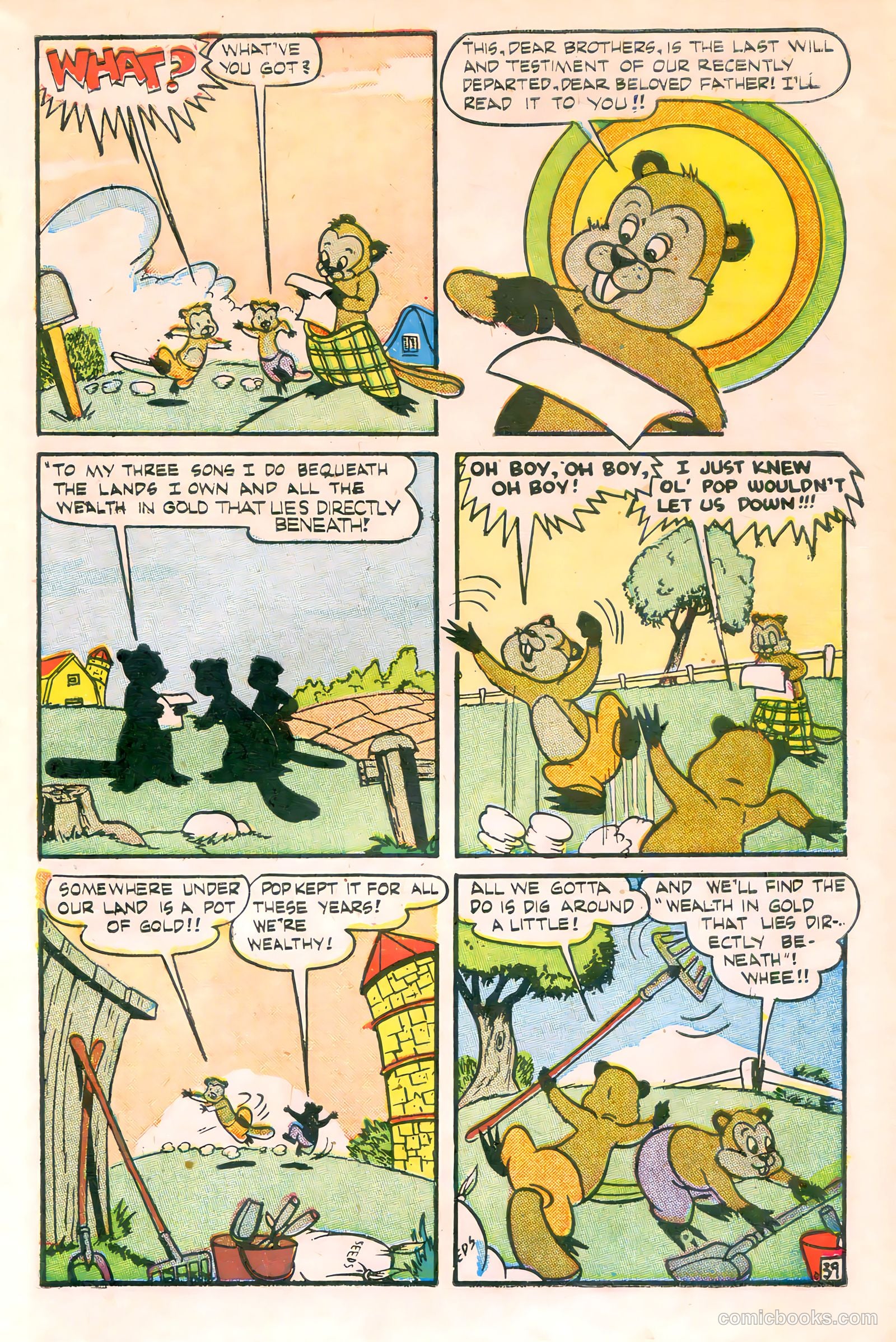 Monkeyshines Comics #11 (1946) — page 40 of 51