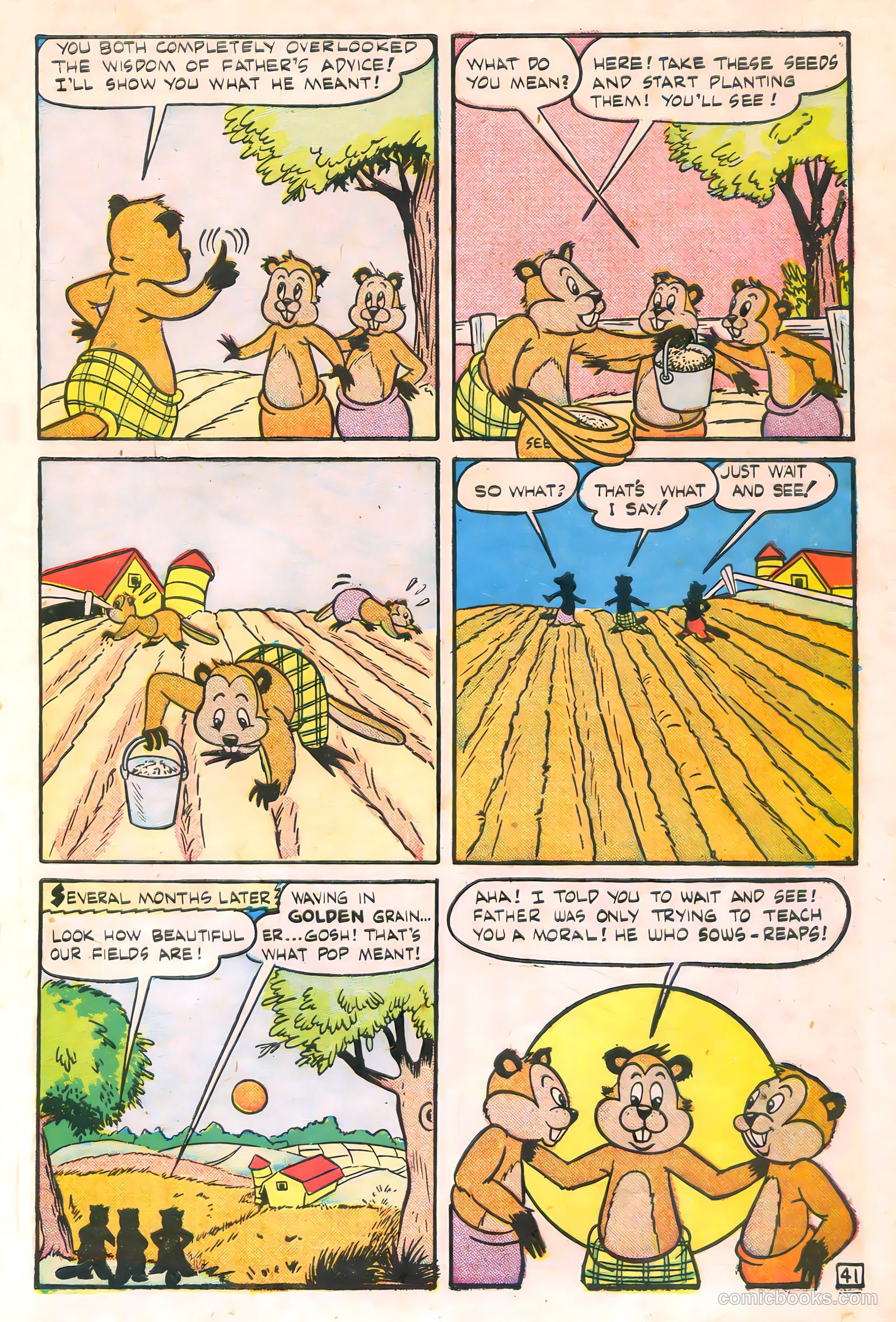 Monkeyshines Comics #11 (1946) — page 42 of 51