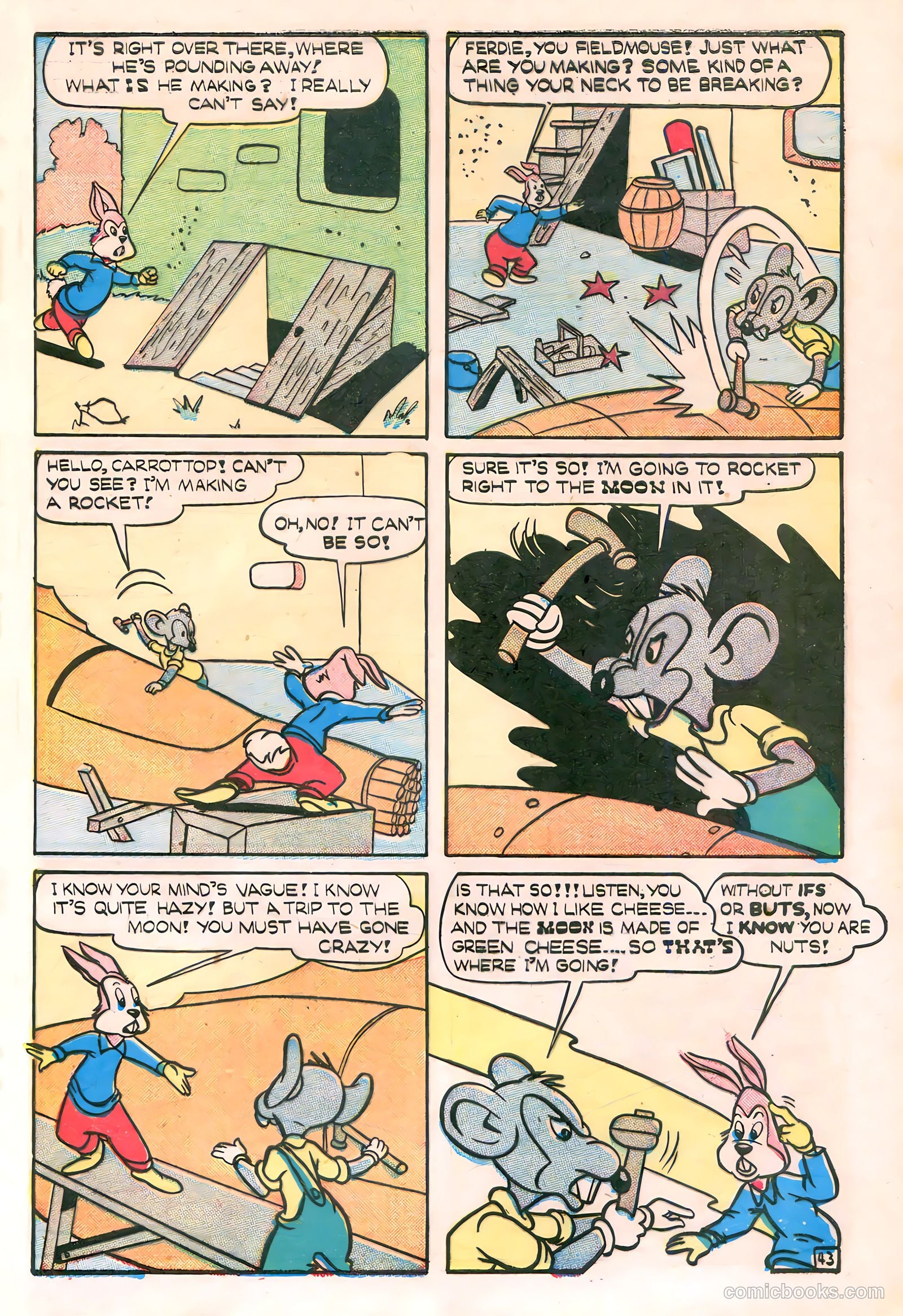 Monkeyshines Comics #11 (1946) — page 44 of 51