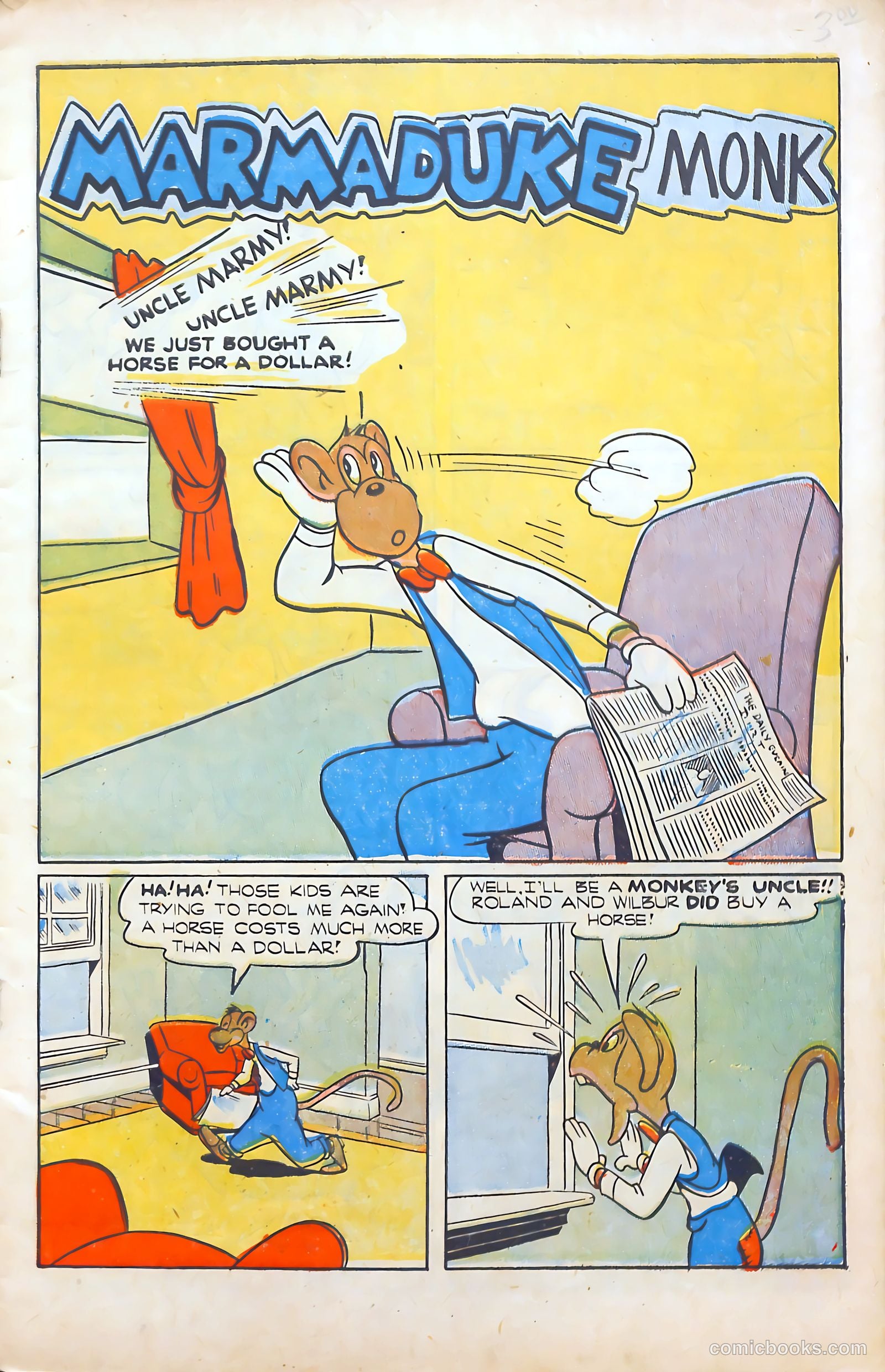 Monkeyshines Comics #12 (1946) — page 3 of 52