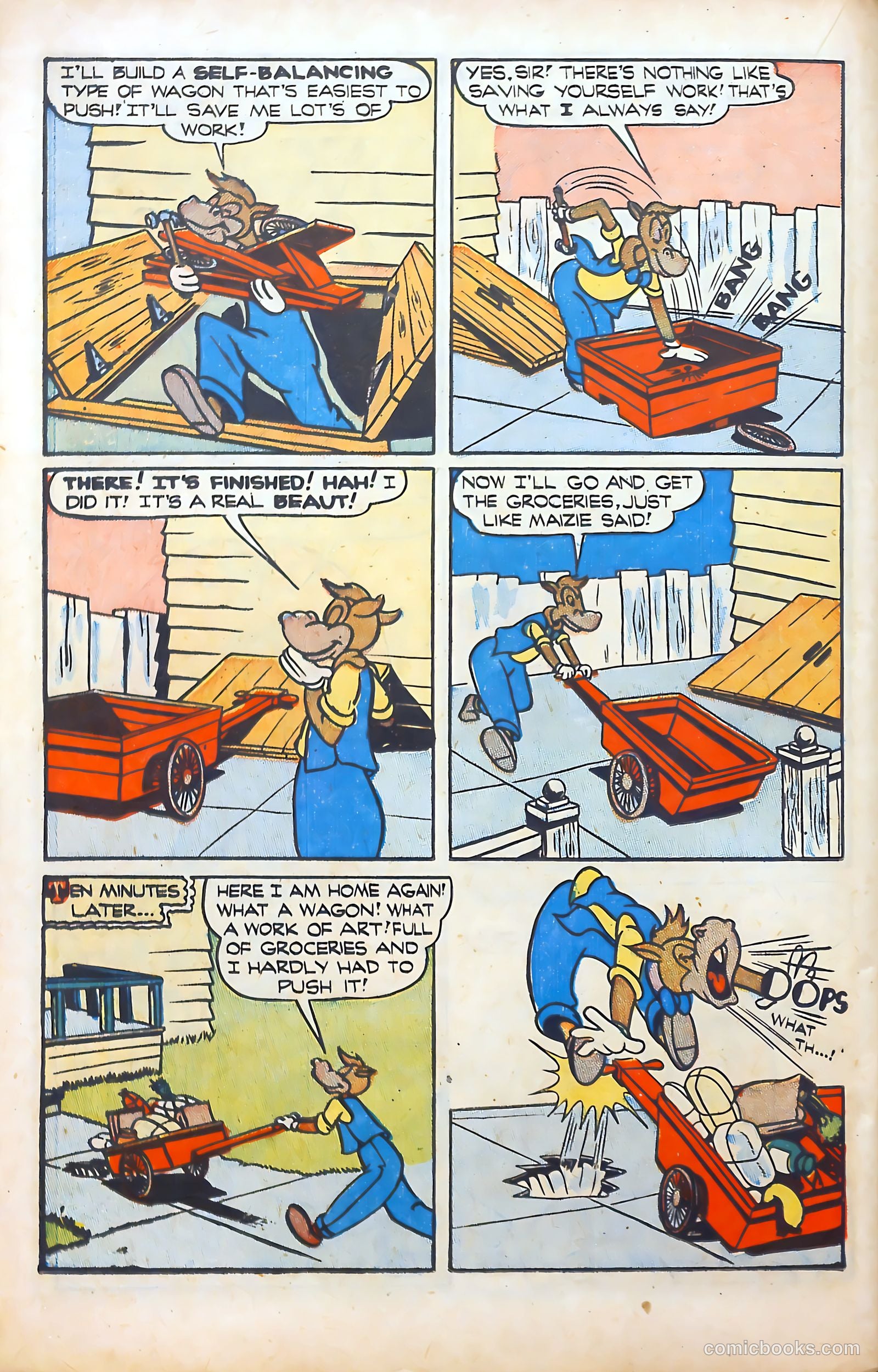 Monkeyshines Comics #12 (1946) — page 36 of 52