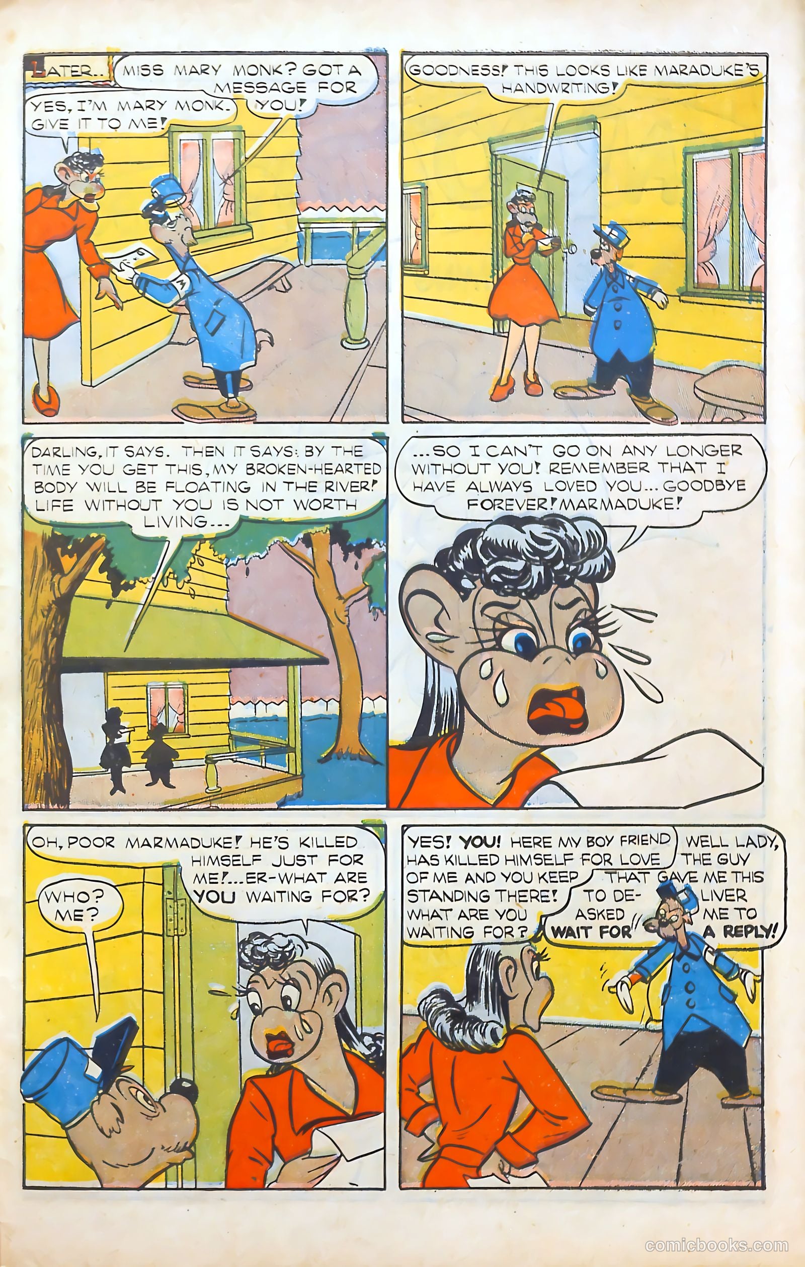 Monkeyshines Comics #12 (1946) — page 39 of 52