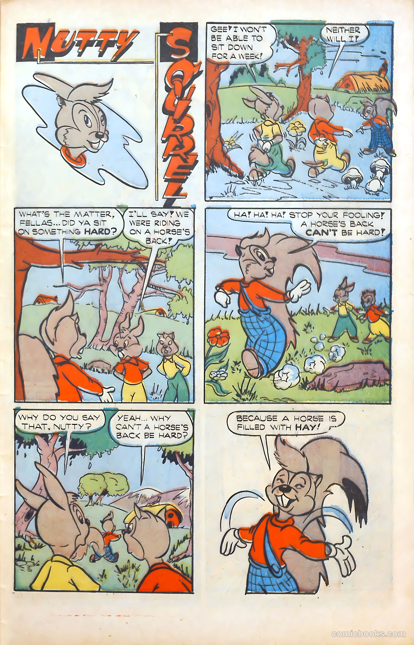 Monkeyshines Comics #12 (1946) — page 45 of 52