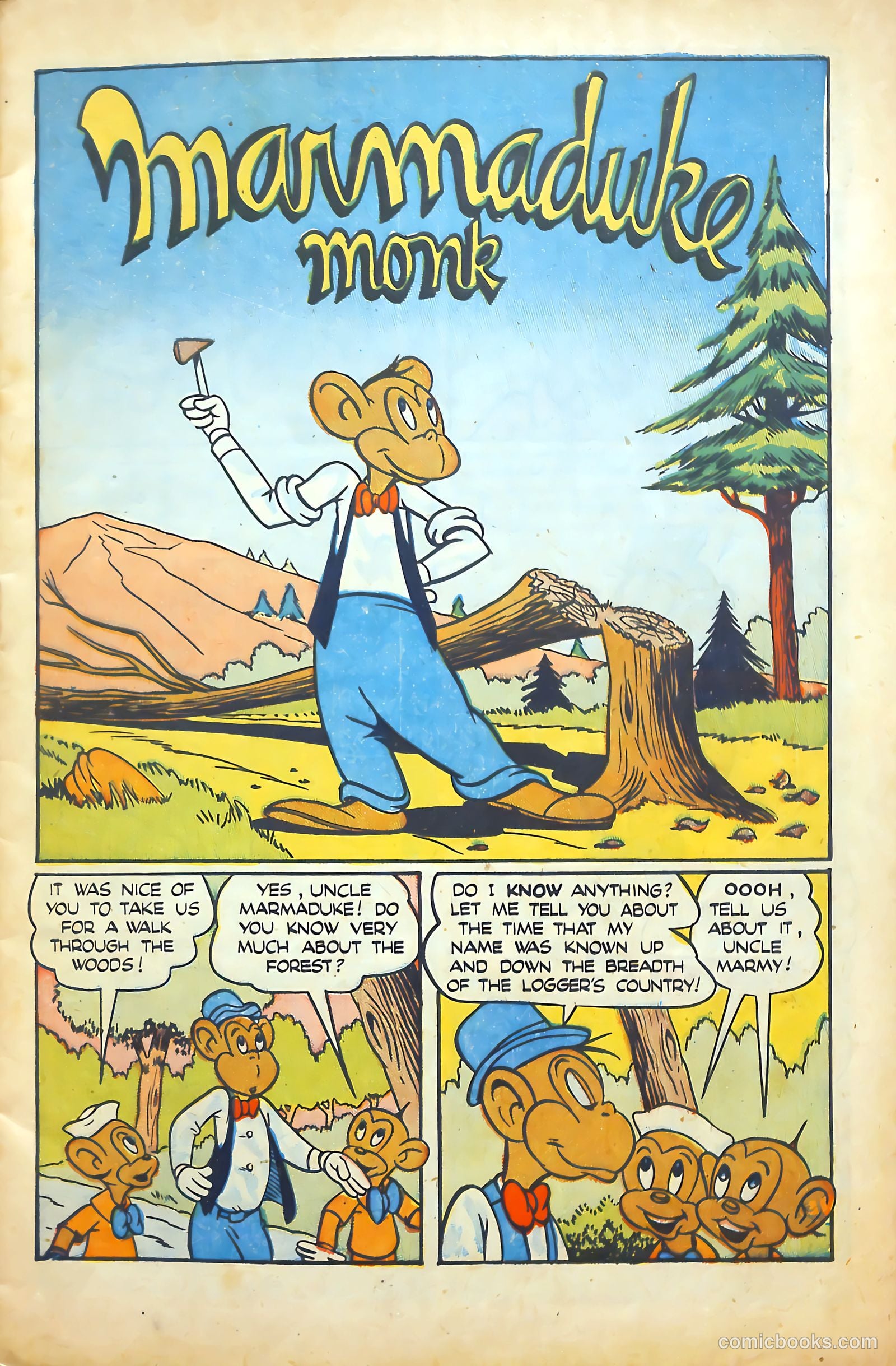 Monkeyshines Comics #13 (1947) — page 3 of 52