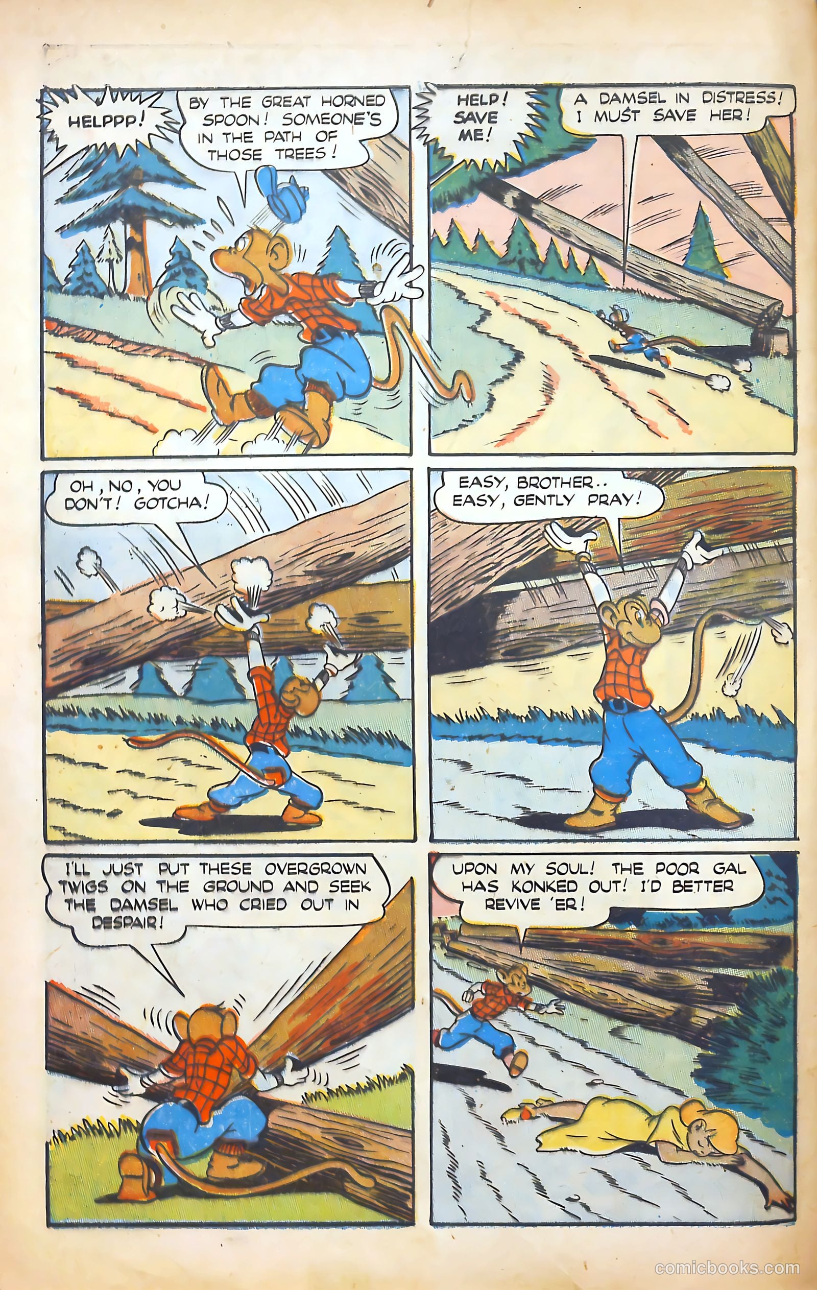 Monkeyshines Comics #13 (1947) — page 6 of 52