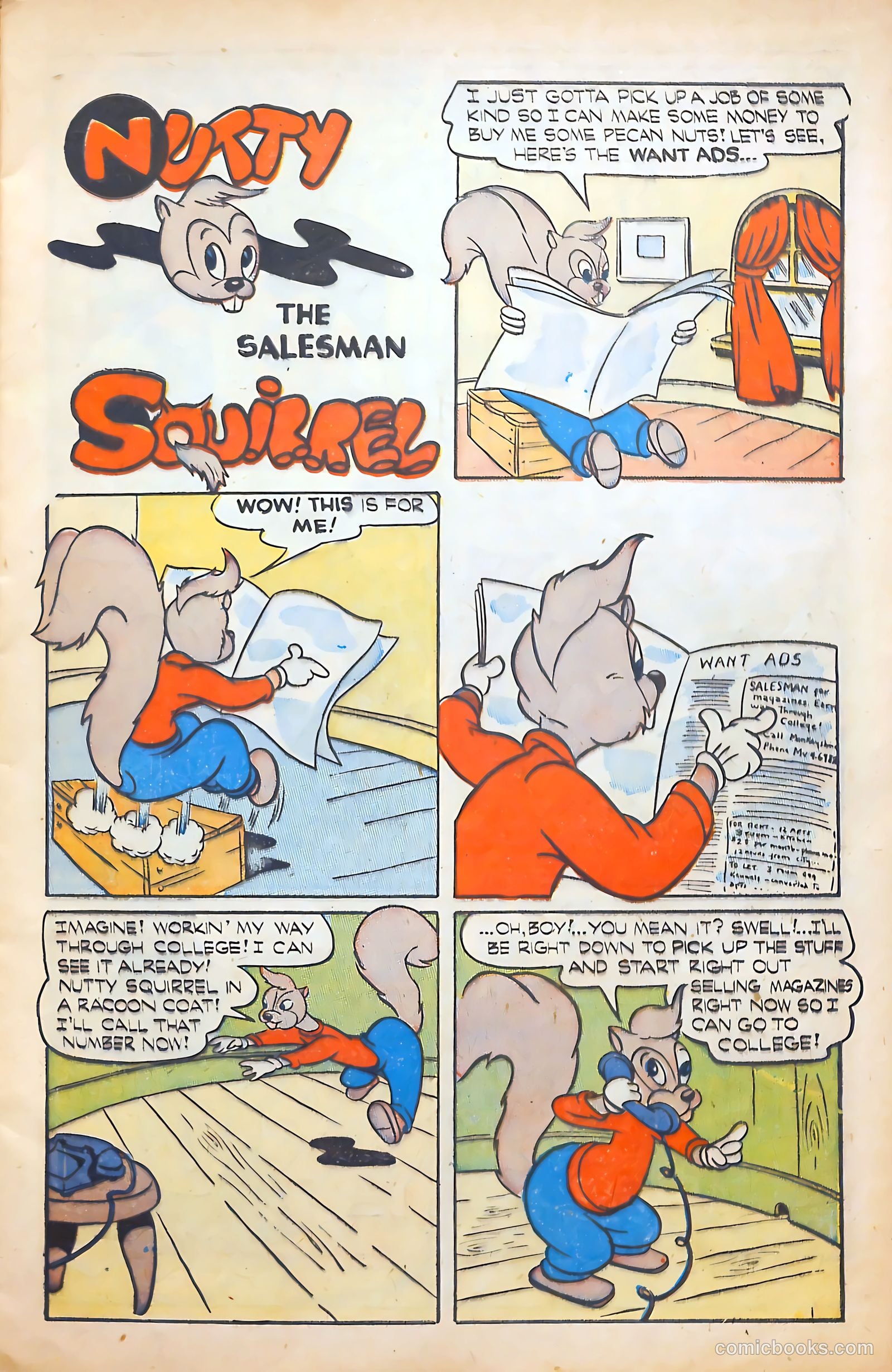 Monkeyshines Comics #13 (1947) — page 11 of 52