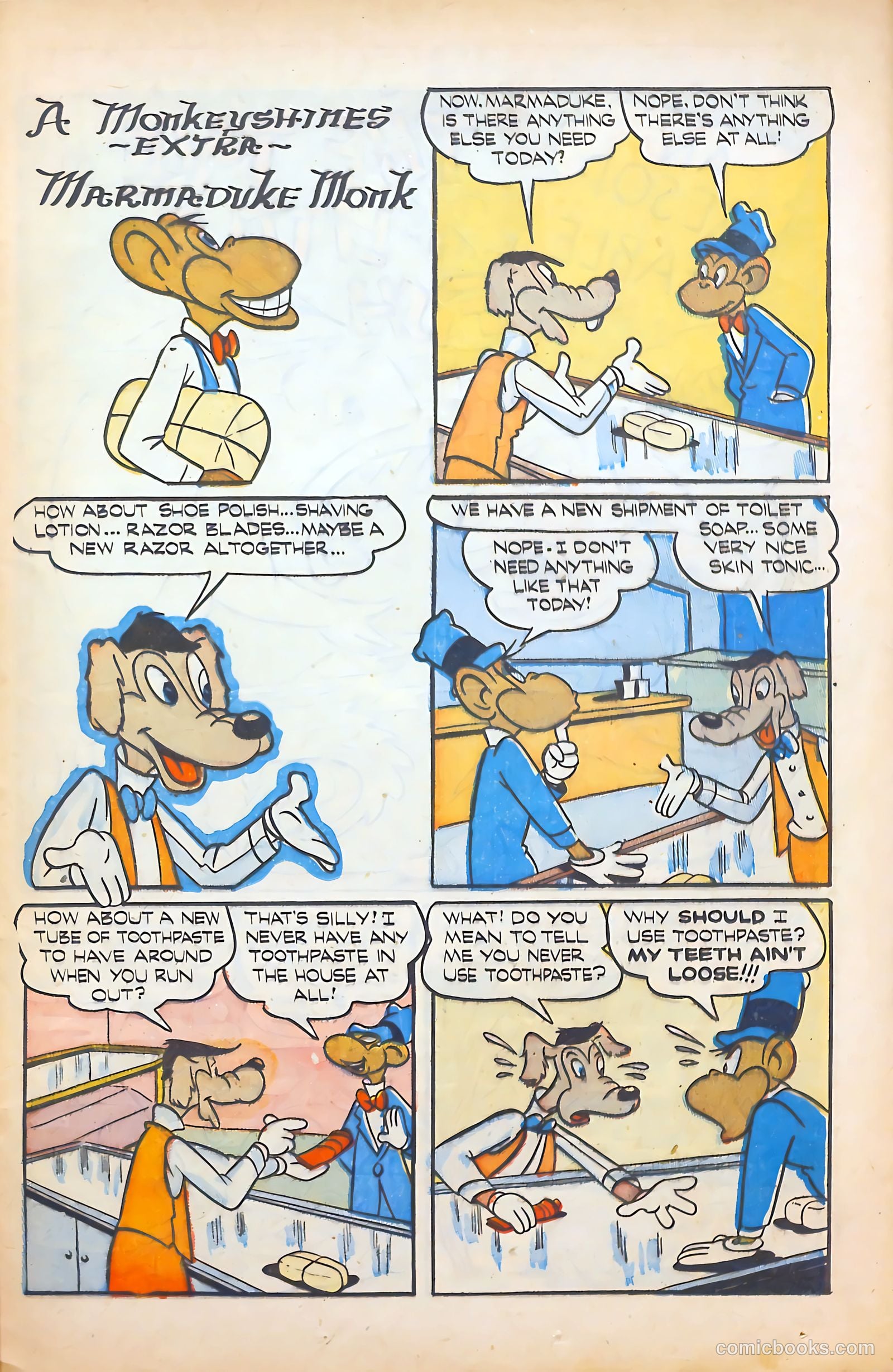 Monkeyshines Comics #13 (1947) — page 37 of 52