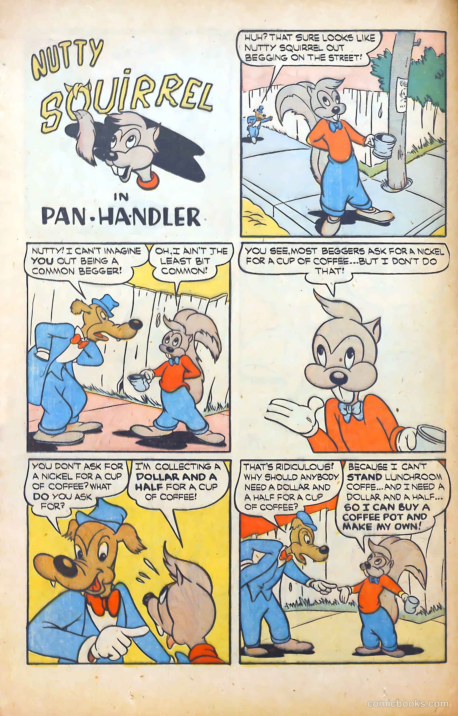Monkeyshines Comics #14 (1947) — page 16 of 52