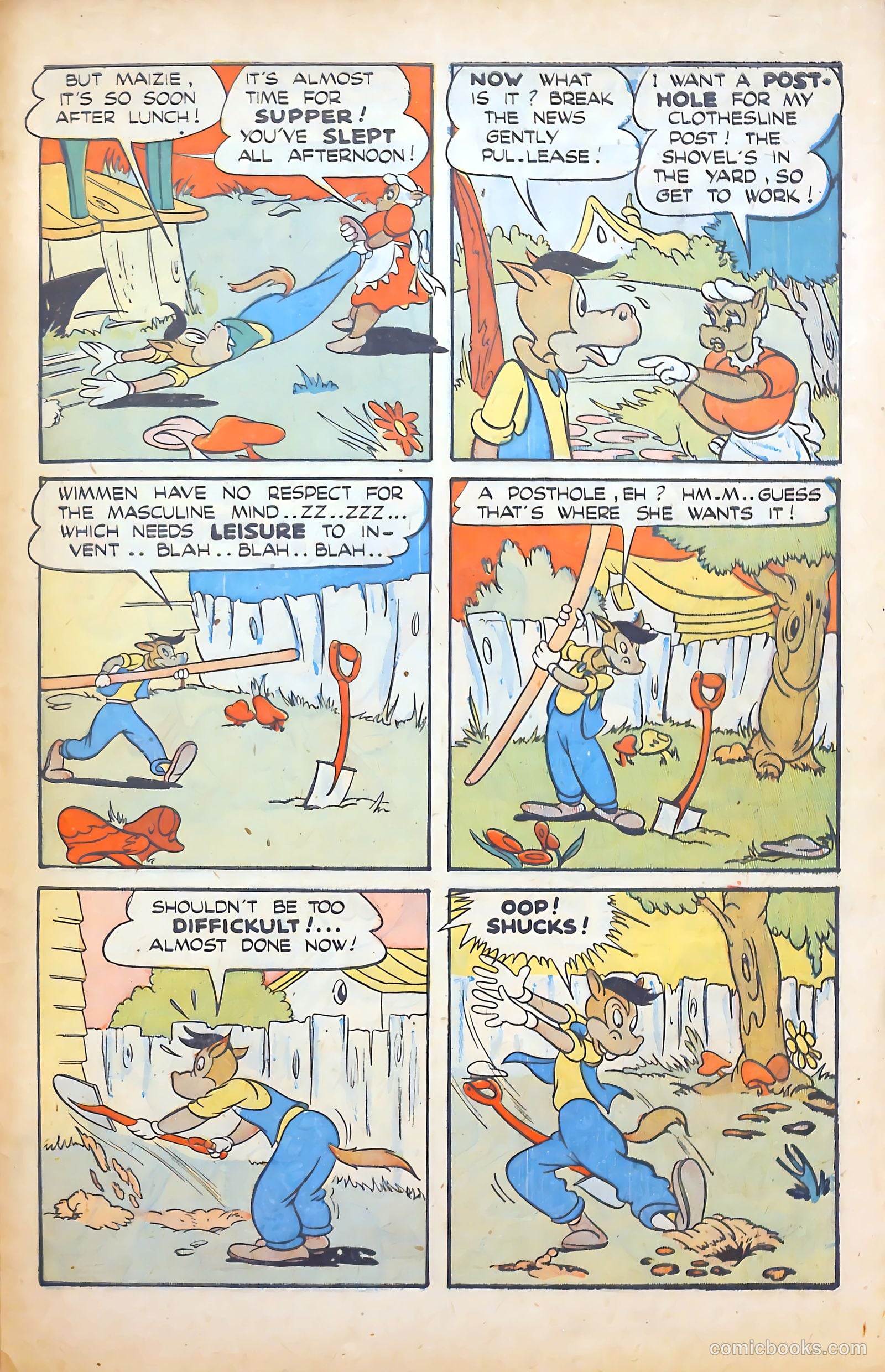 Monkeyshines Comics #14 (1947) — page 39 of 52