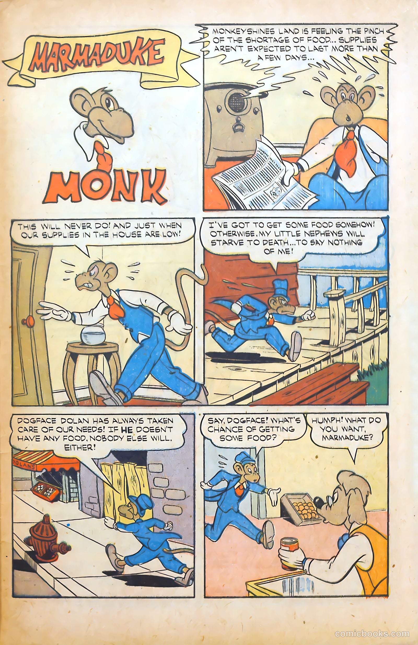 Monkeyshines Comics #14 (1947) — page 49 of 52