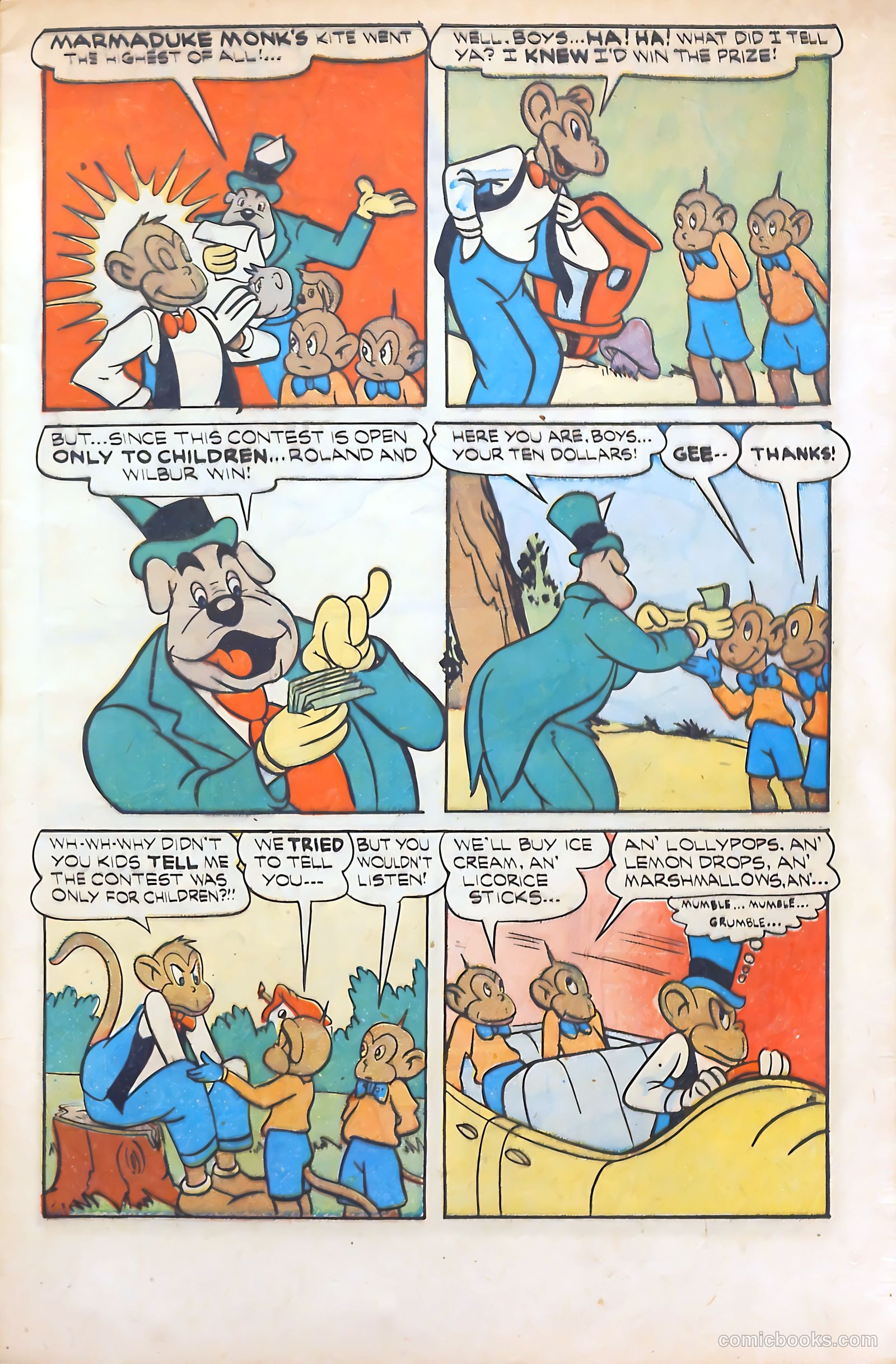 Monkeyshines Comics #15 (1947) — page 9 of 52