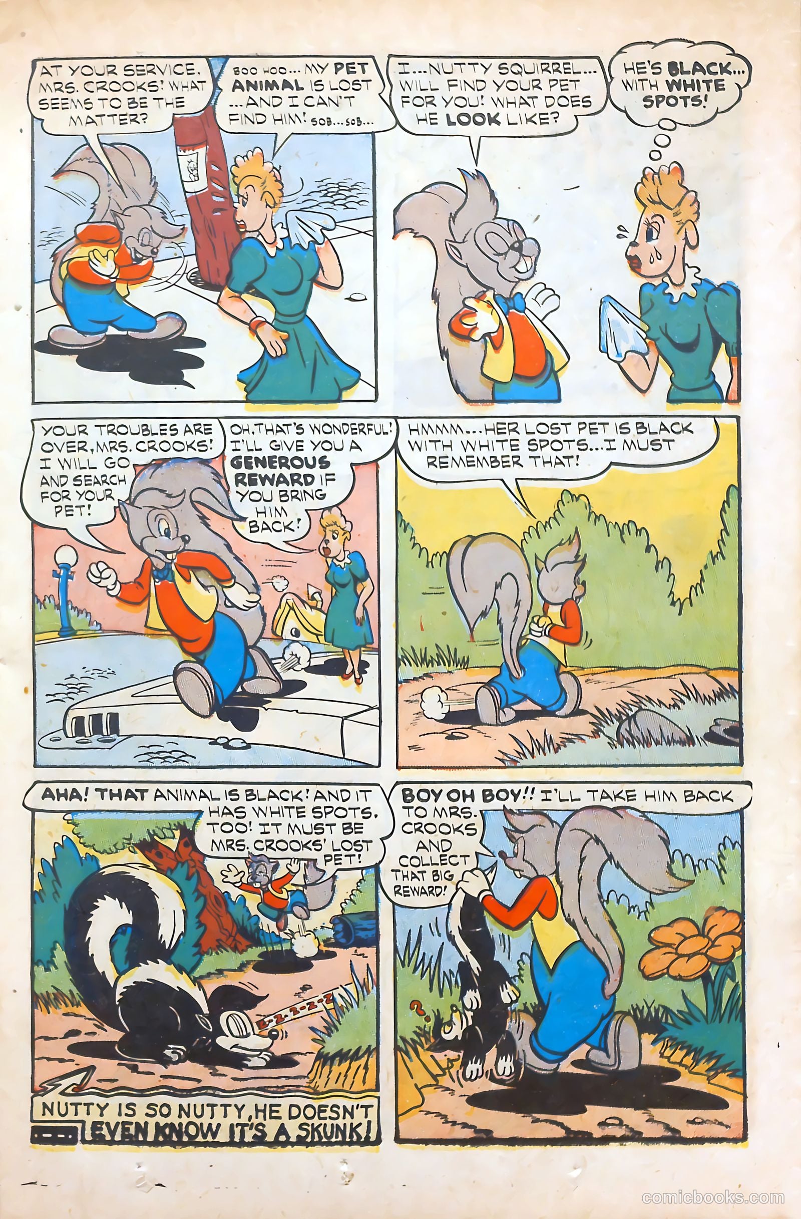 Monkeyshines Comics #15 (1947) — page 19 of 52