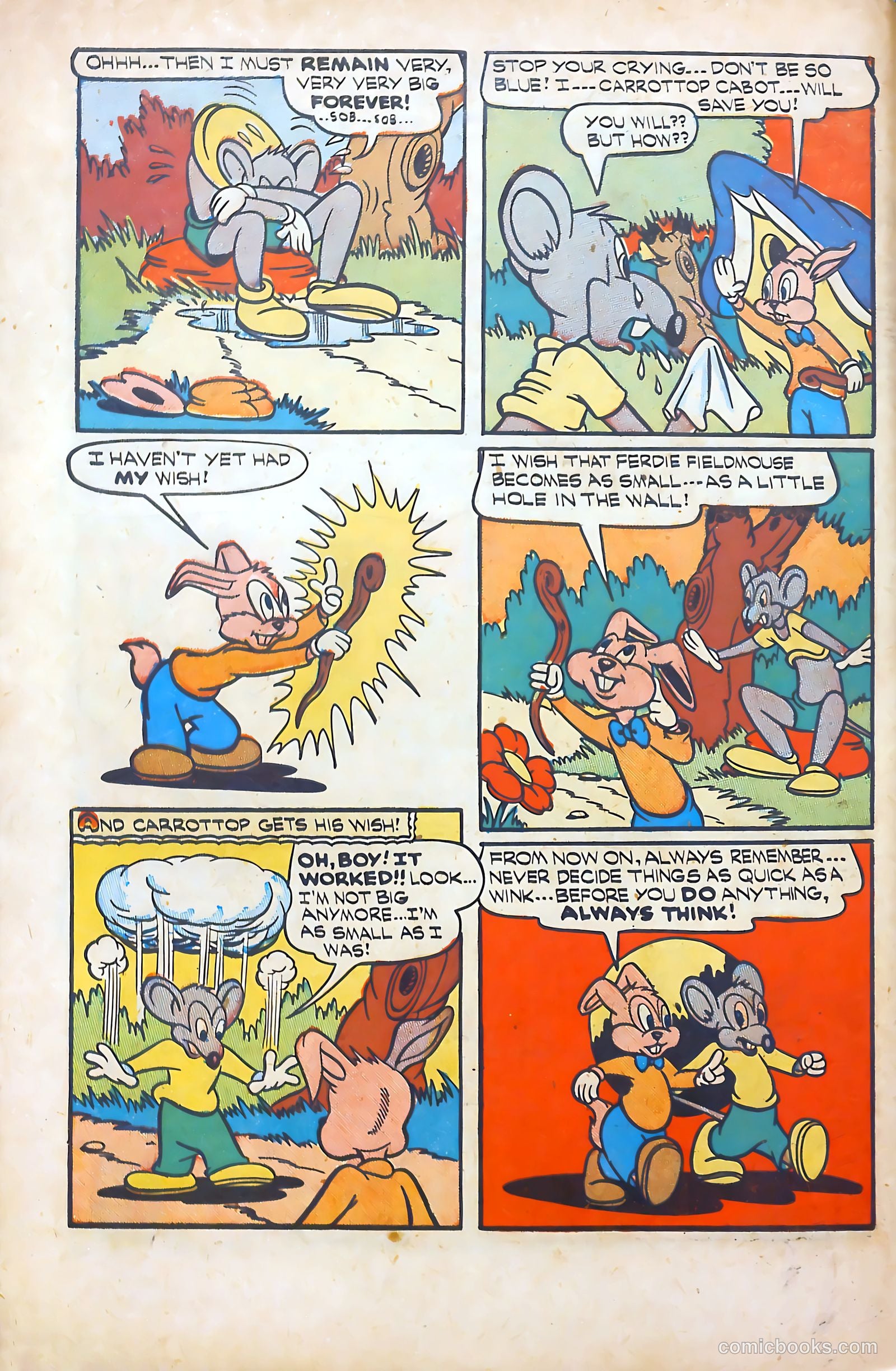 Monkeyshines Comics #15 (1947) — page 50 of 52