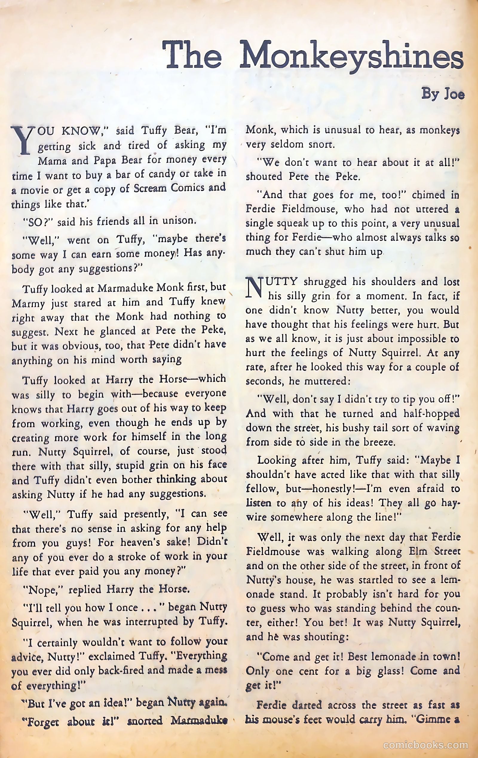 Monkeyshines Comics #17 (1947) — page 42 of 52