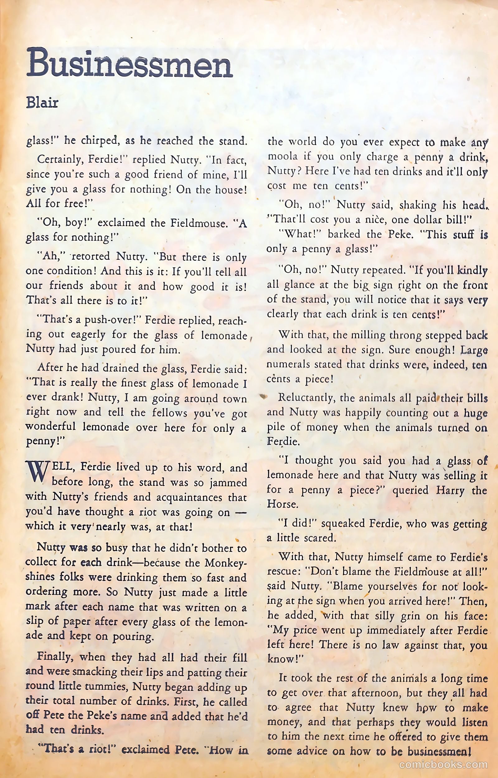 Monkeyshines Comics #17 (1947) — page 43 of 52