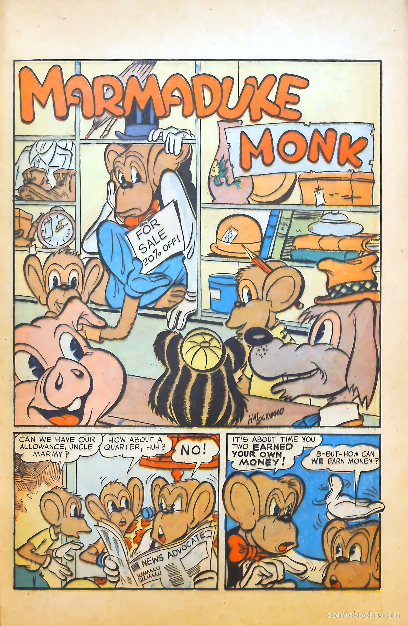 Monkeyshines Comics #19 (1948) — page 35 of 52