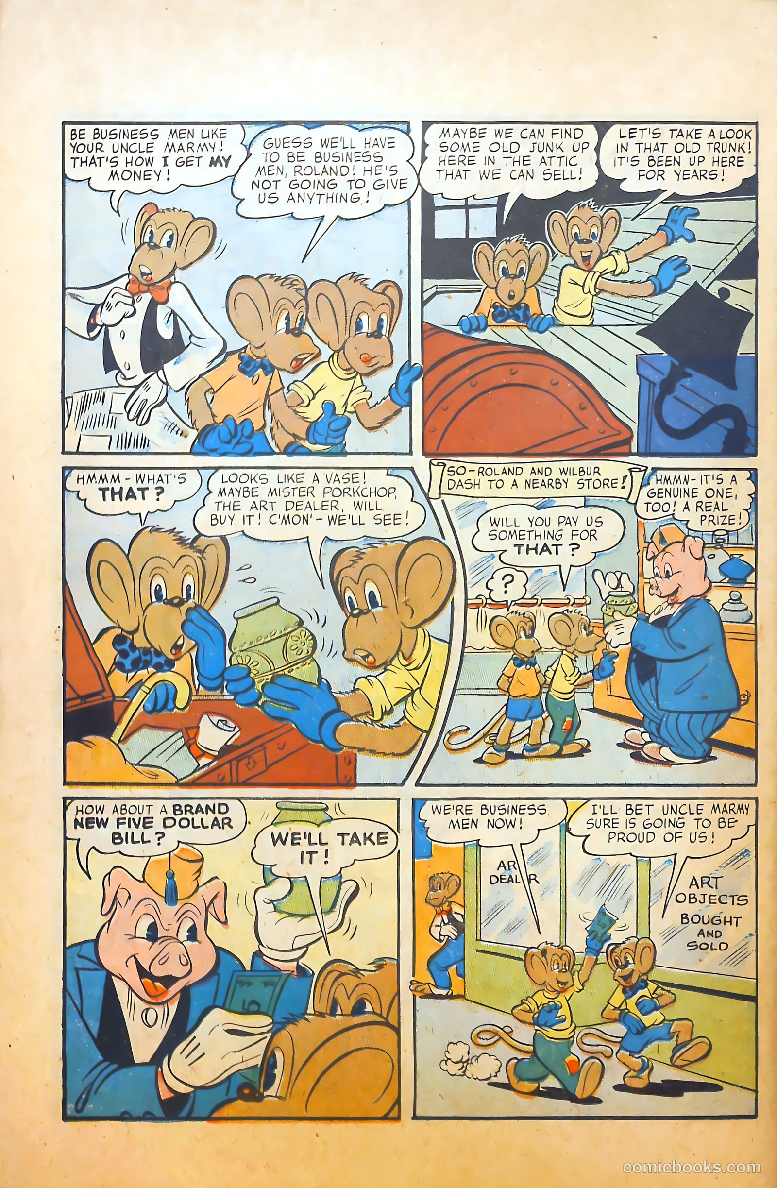 Monkeyshines Comics #19 (1948) — page 36 of 52