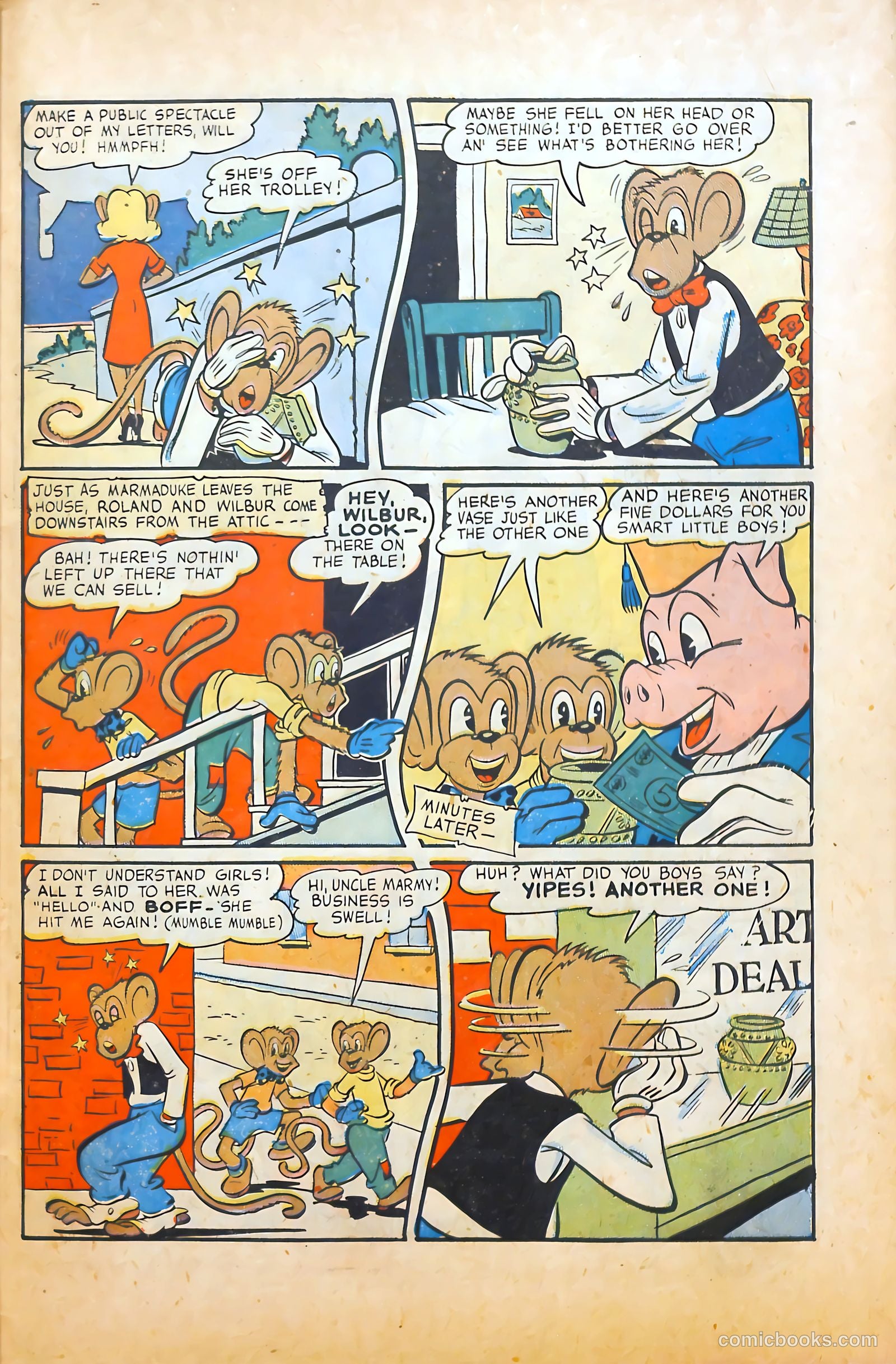 Monkeyshines Comics #19 (1948) — page 39 of 52
