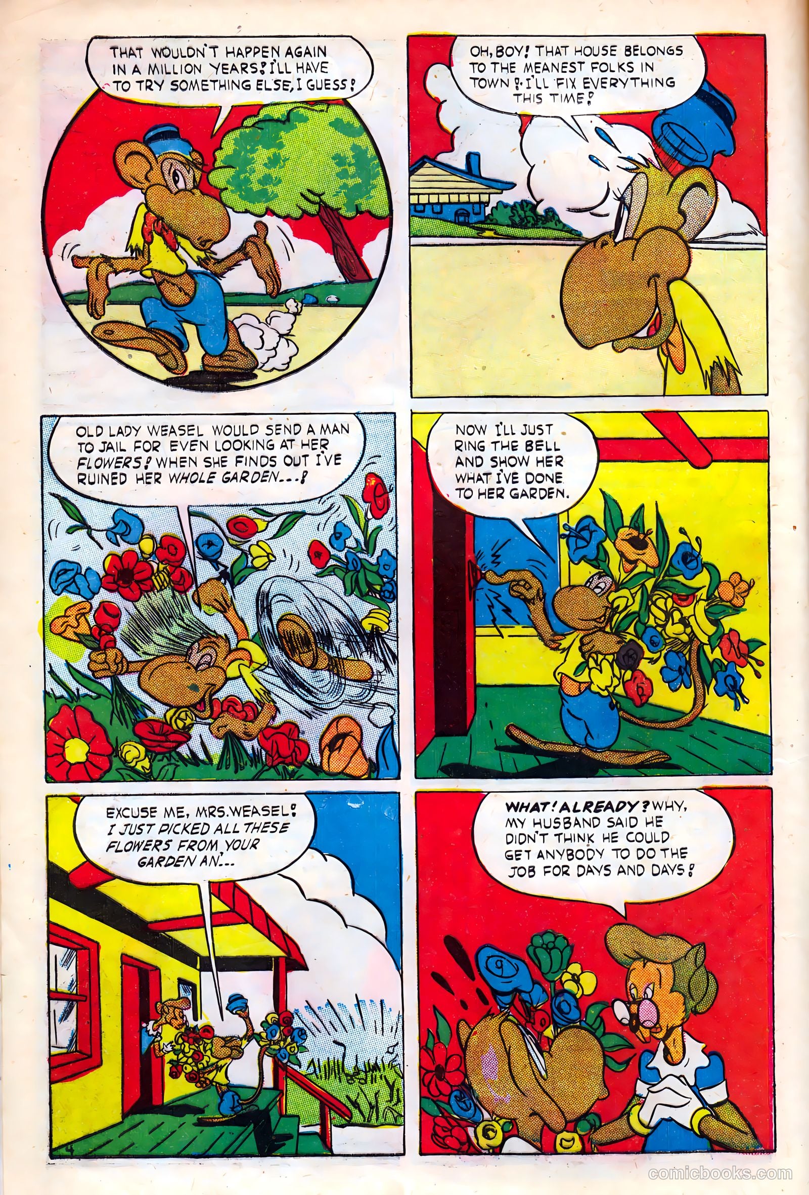 Monkeyshines Comics #2 (1944) — page 6 of 52
