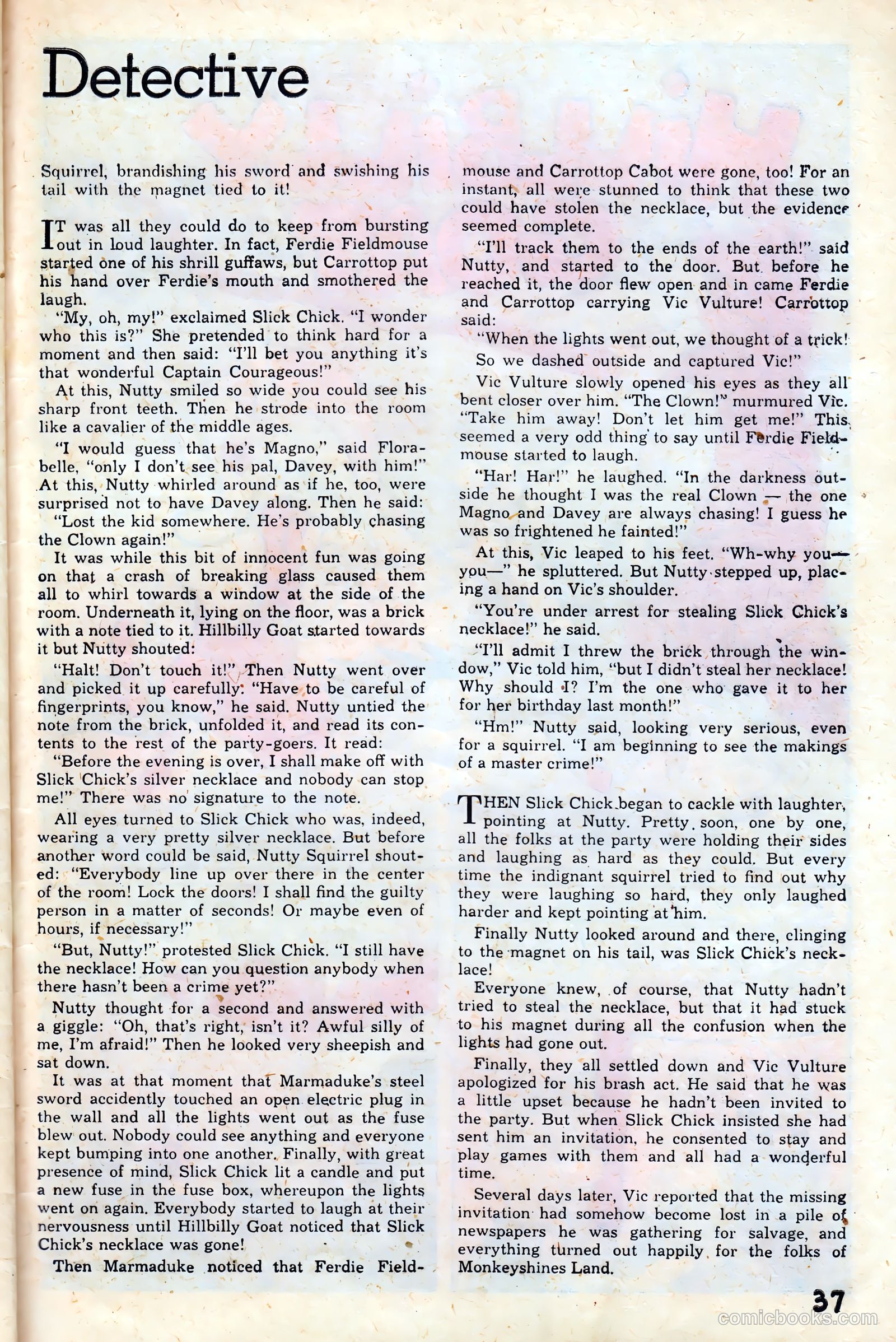 Monkeyshines Comics #2 (1944) — page 39 of 52
