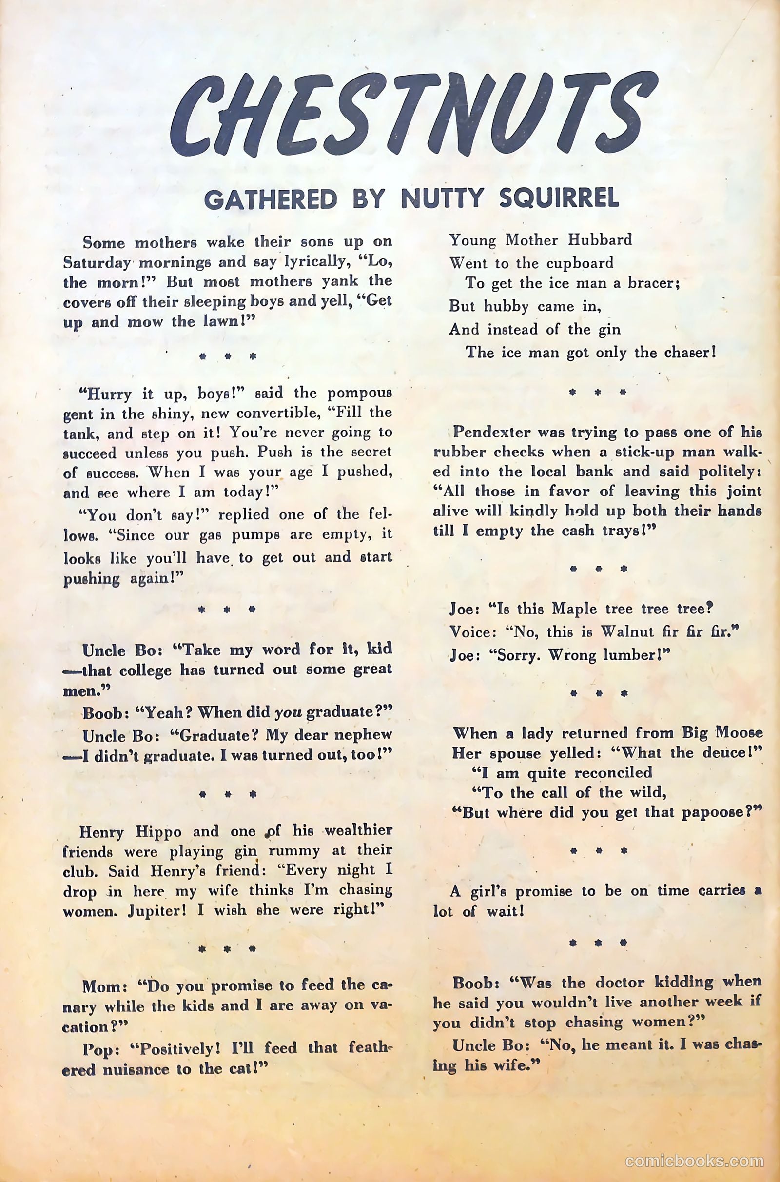Monkeyshines Comics #20 (1948) — page 36 of 52