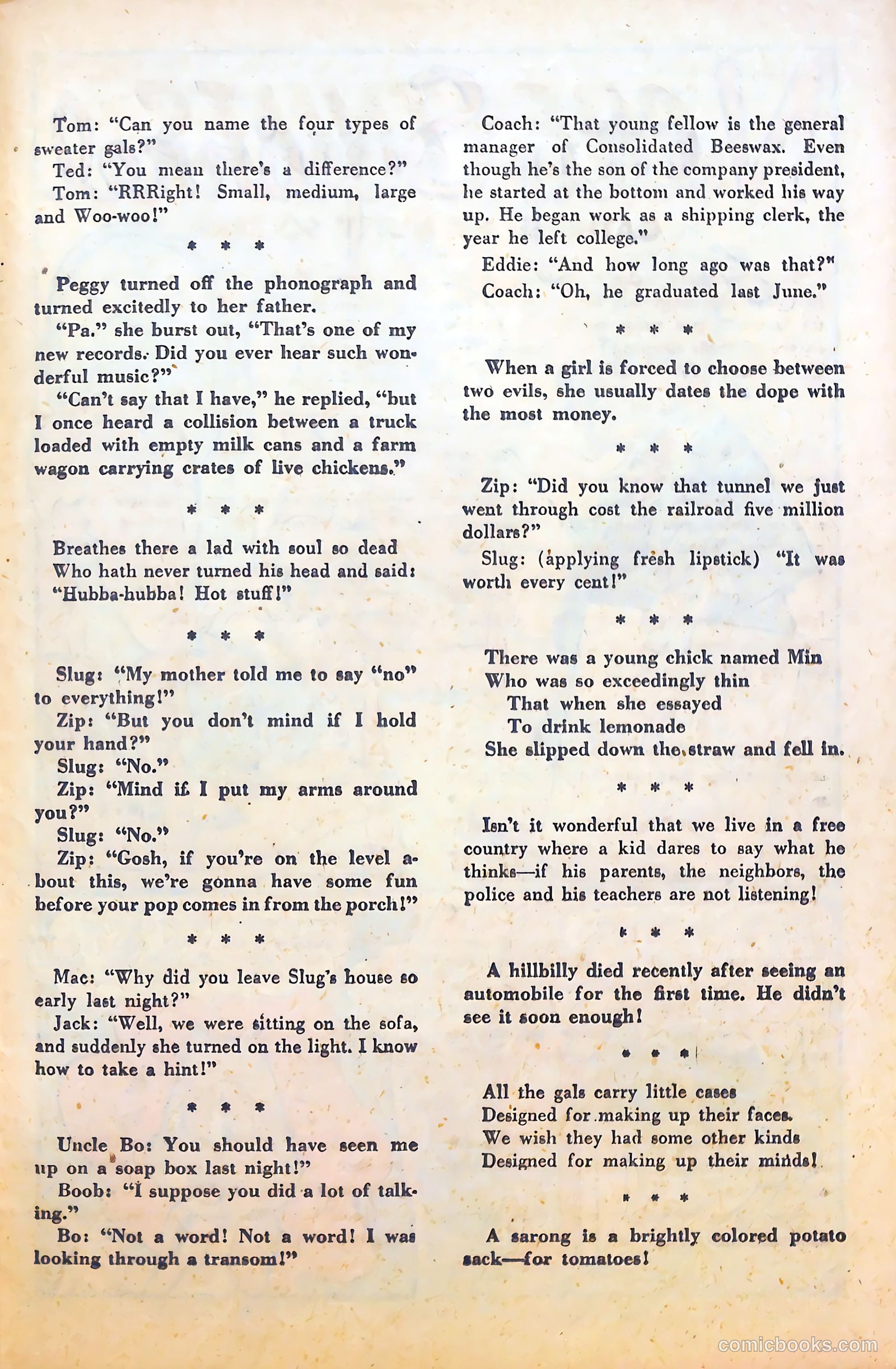 Monkeyshines Comics #20 (1948) — page 37 of 52