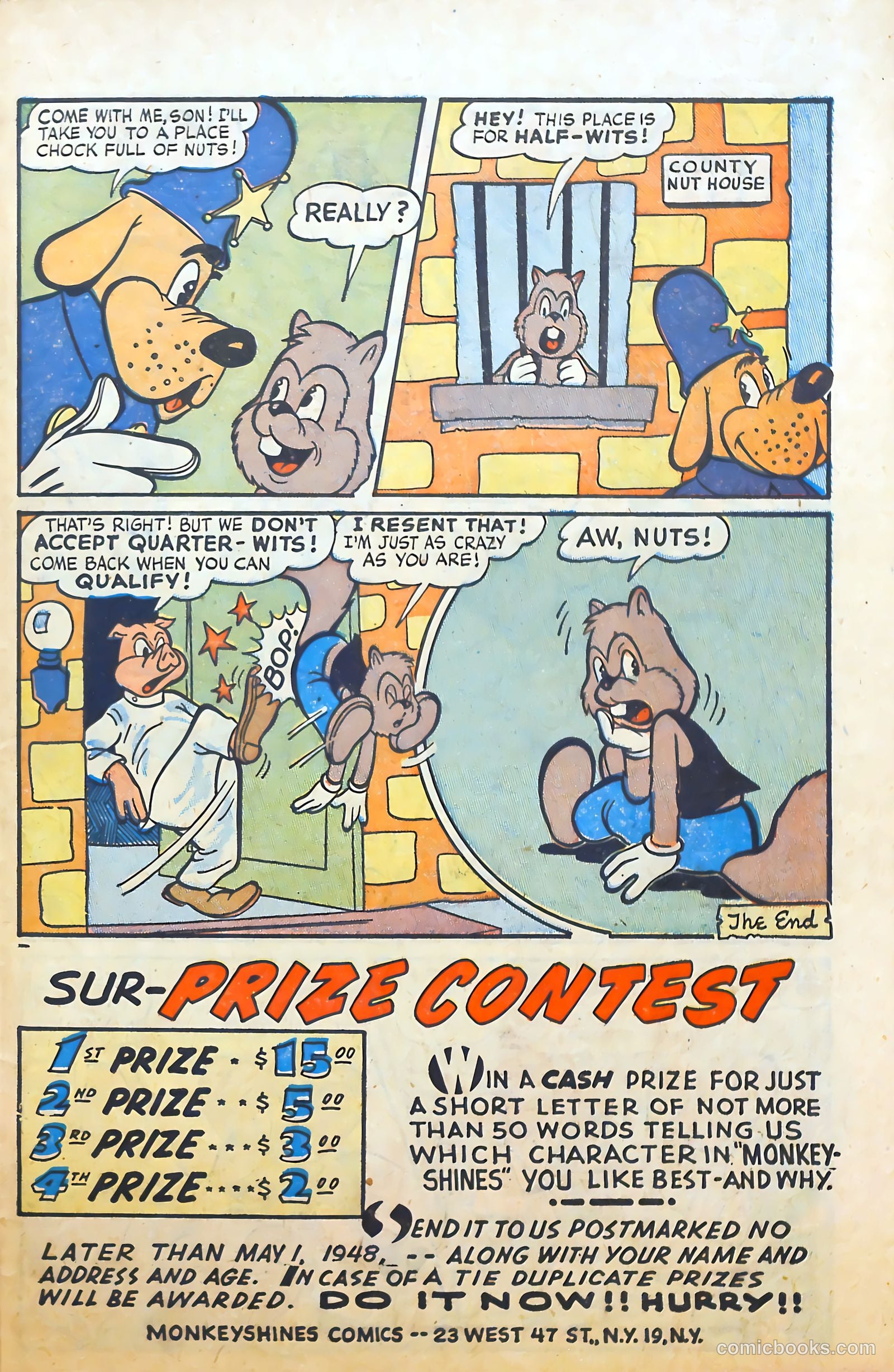 Monkeyshines Comics #20 (1948) — page 43 of 52