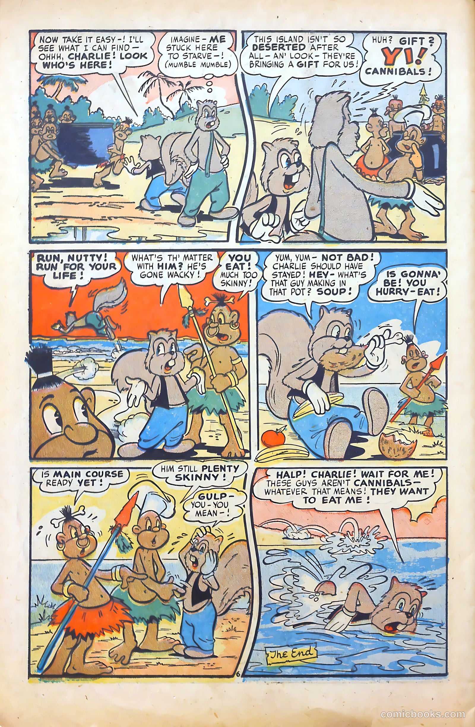 Monkeyshines Comics #21 (1948) — page 38 of 52