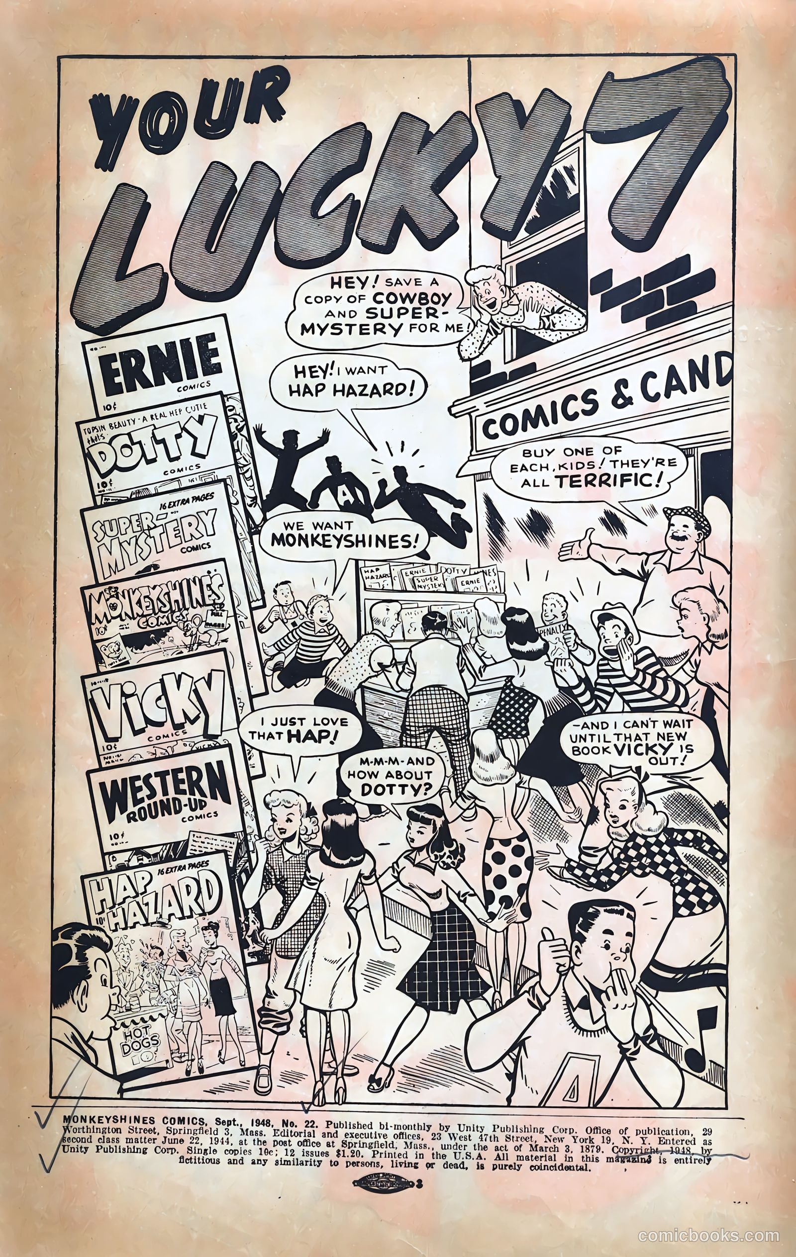 Monkeyshines Comics #22 (1948) — page 2 of 52