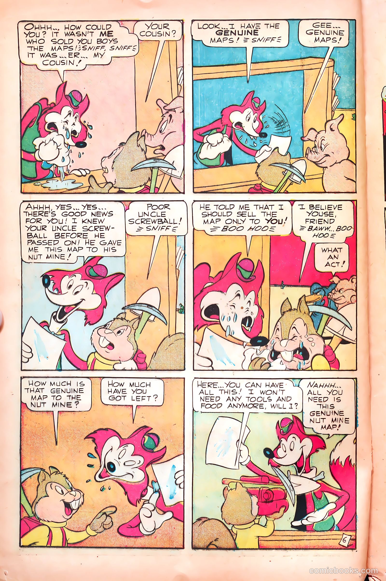 Monkeyshines Comics #23 (1948) — page 16 of 52