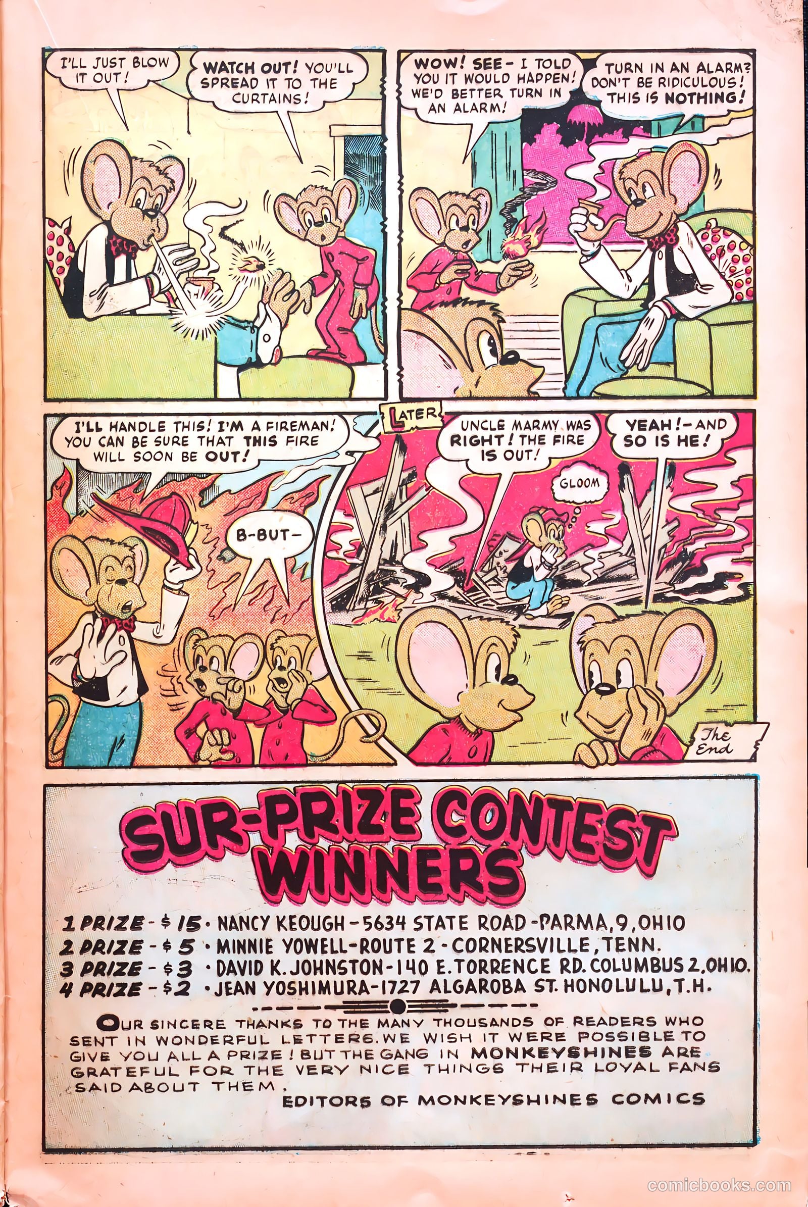 Monkeyshines Comics #23 (1948) — page 37 of 52