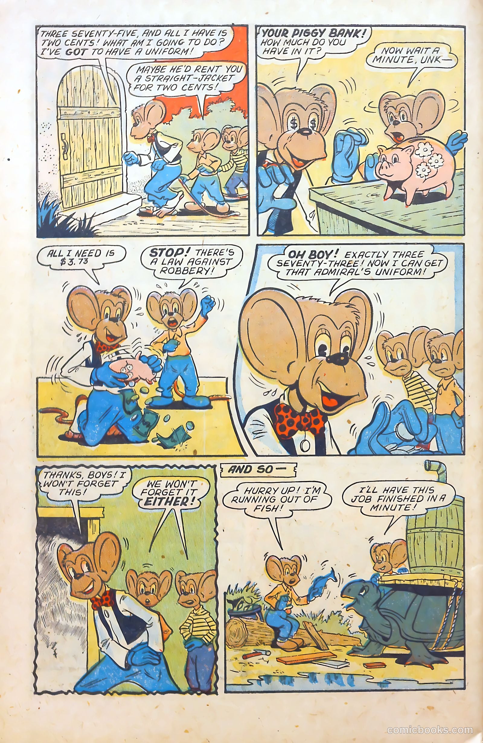 Monkeyshines Comics #24 (1949) — page 30 of 36