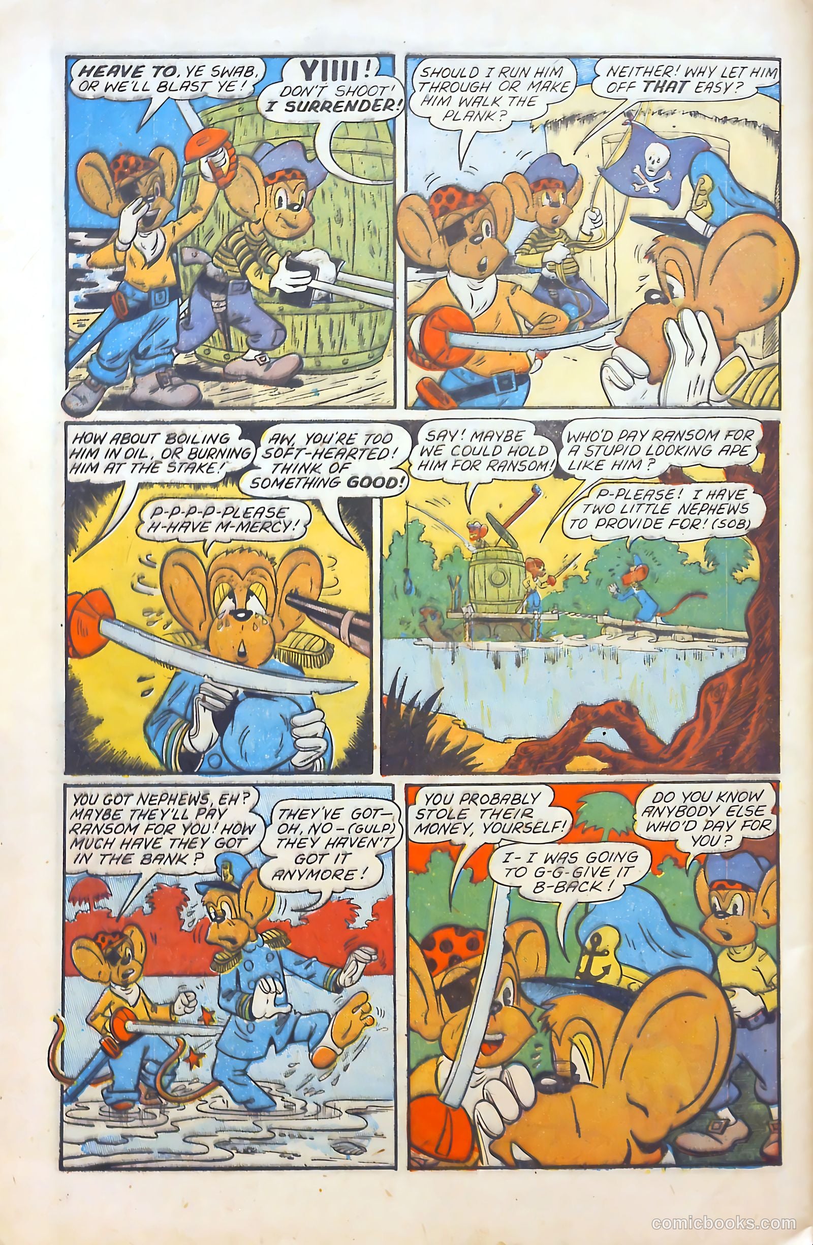Monkeyshines Comics #24 (1949) — page 32 of 36