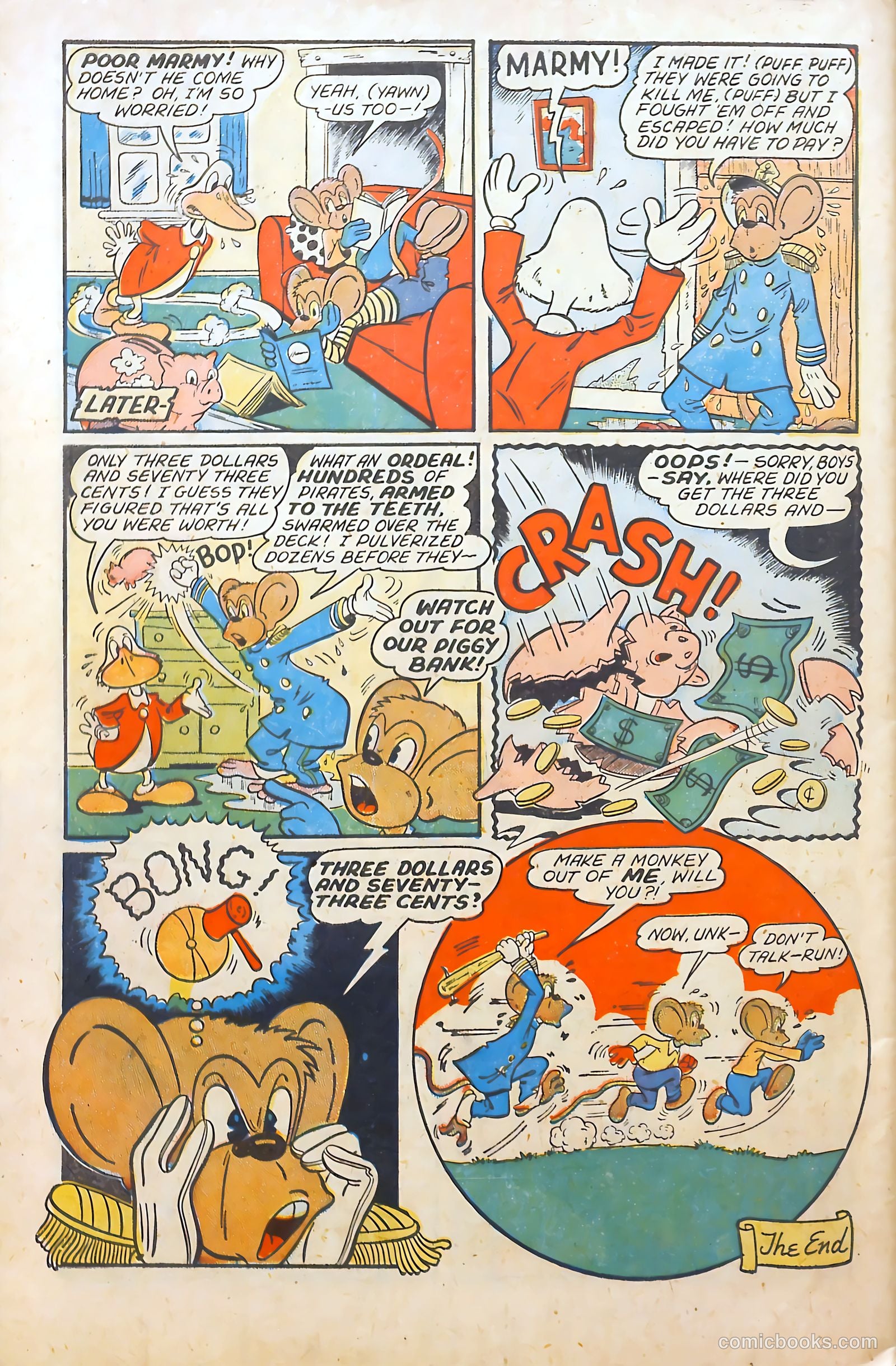 Monkeyshines Comics #24 (1949) — page 34 of 36