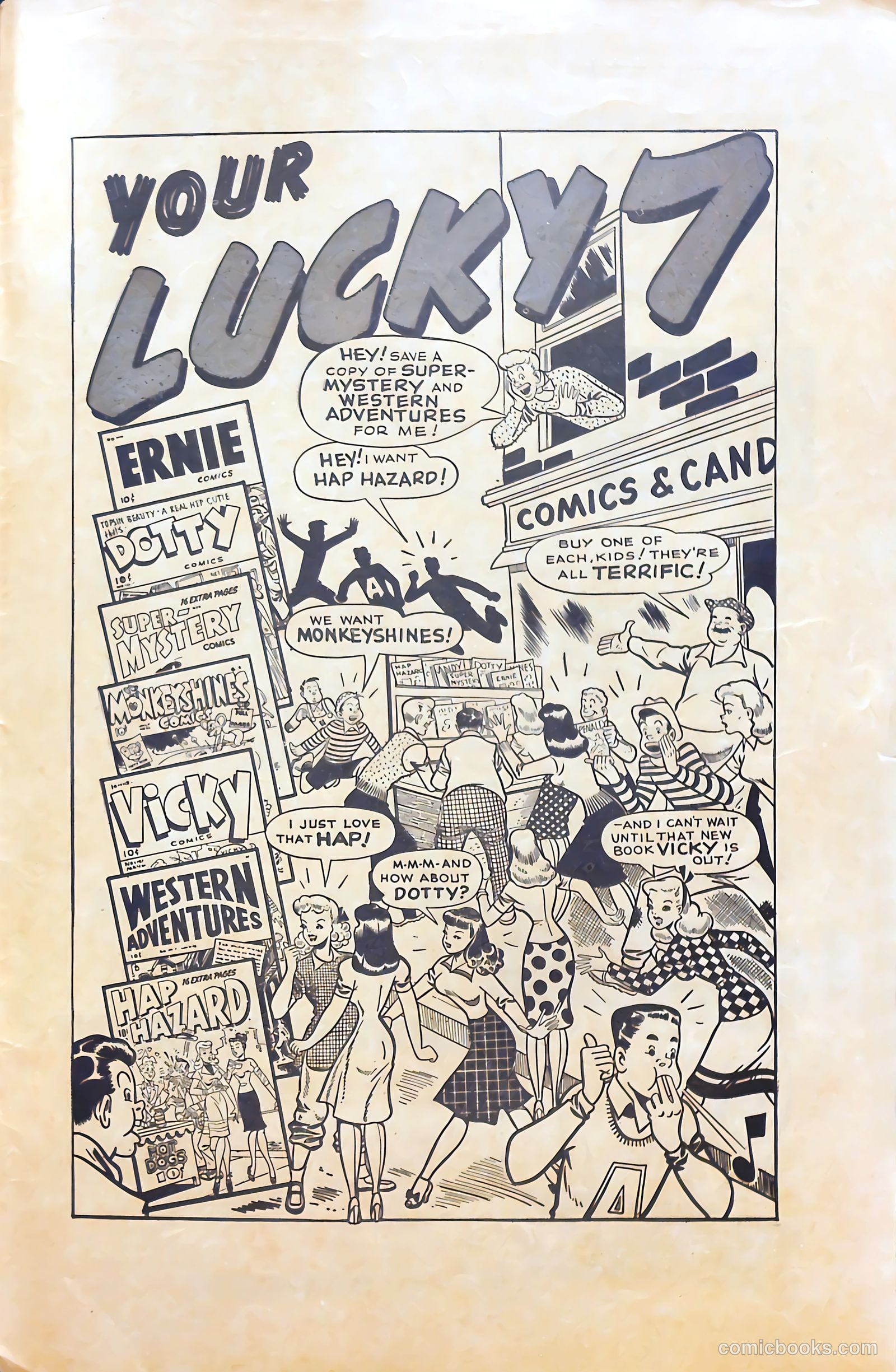 Monkeyshines Comics #24 (1949) — page 35 of 36