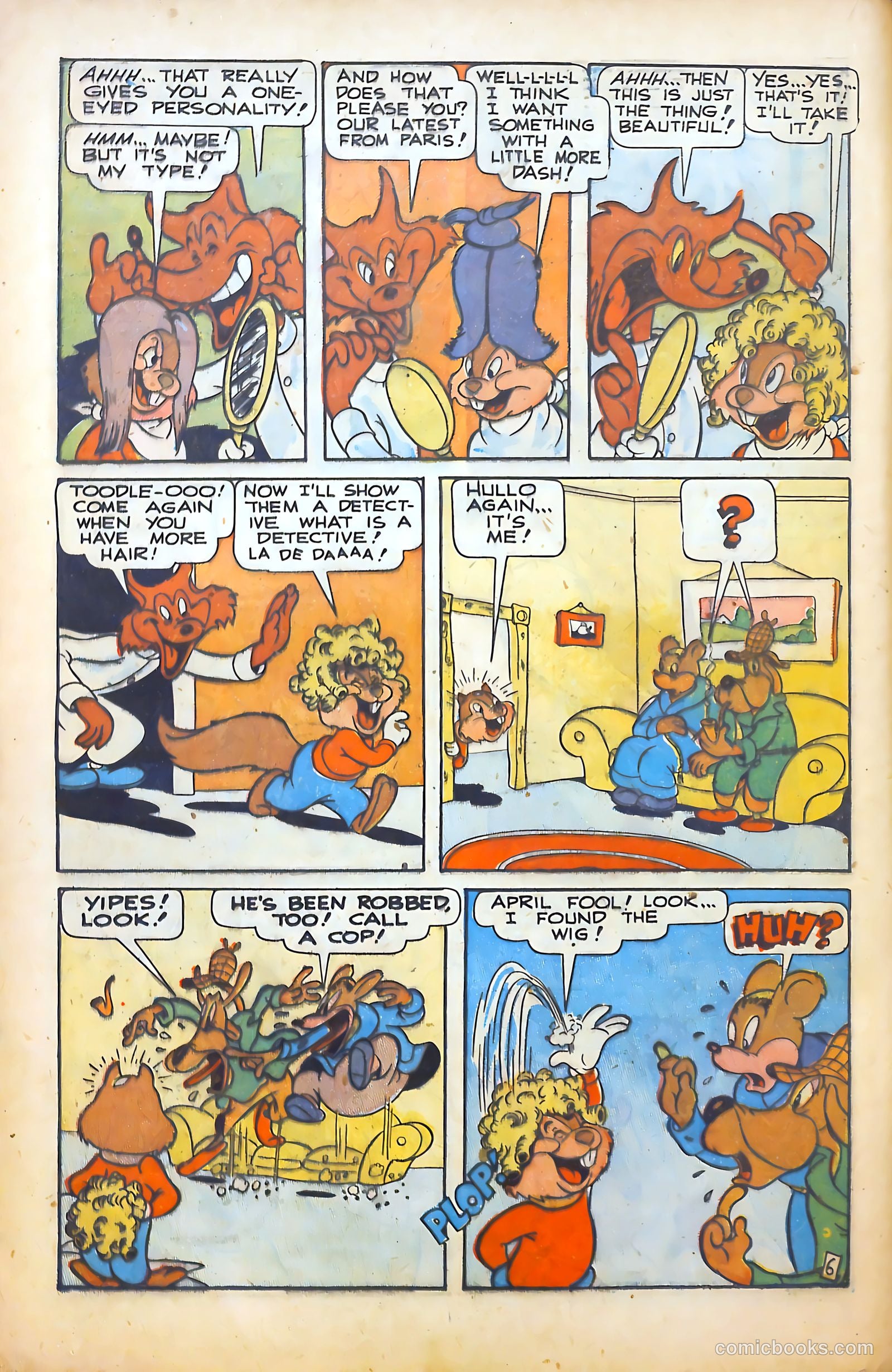 Monkeyshines Comics #25 (1949) — page 16 of 36