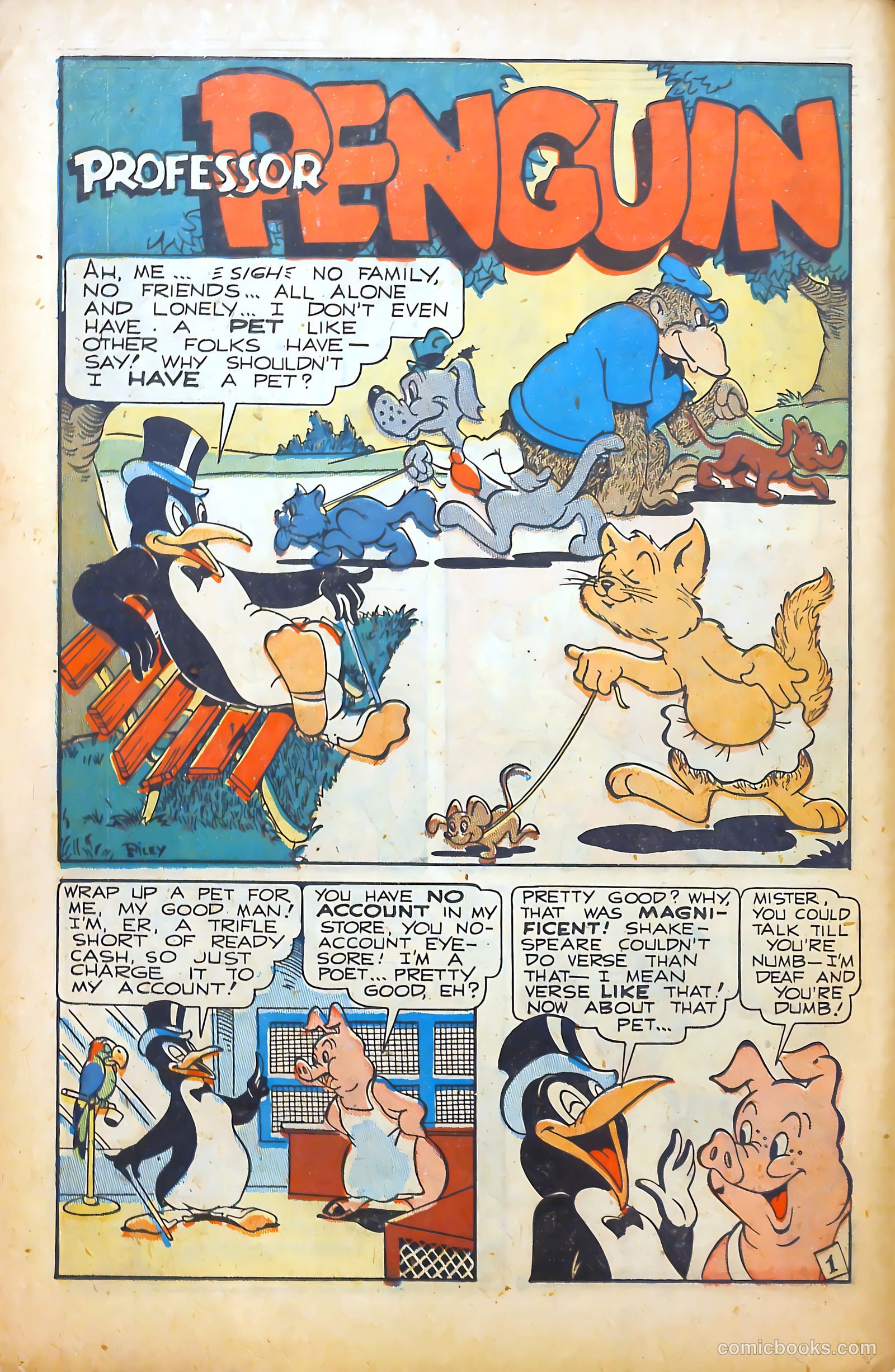 Monkeyshines Comics #25 (1949) — page 18 of 36