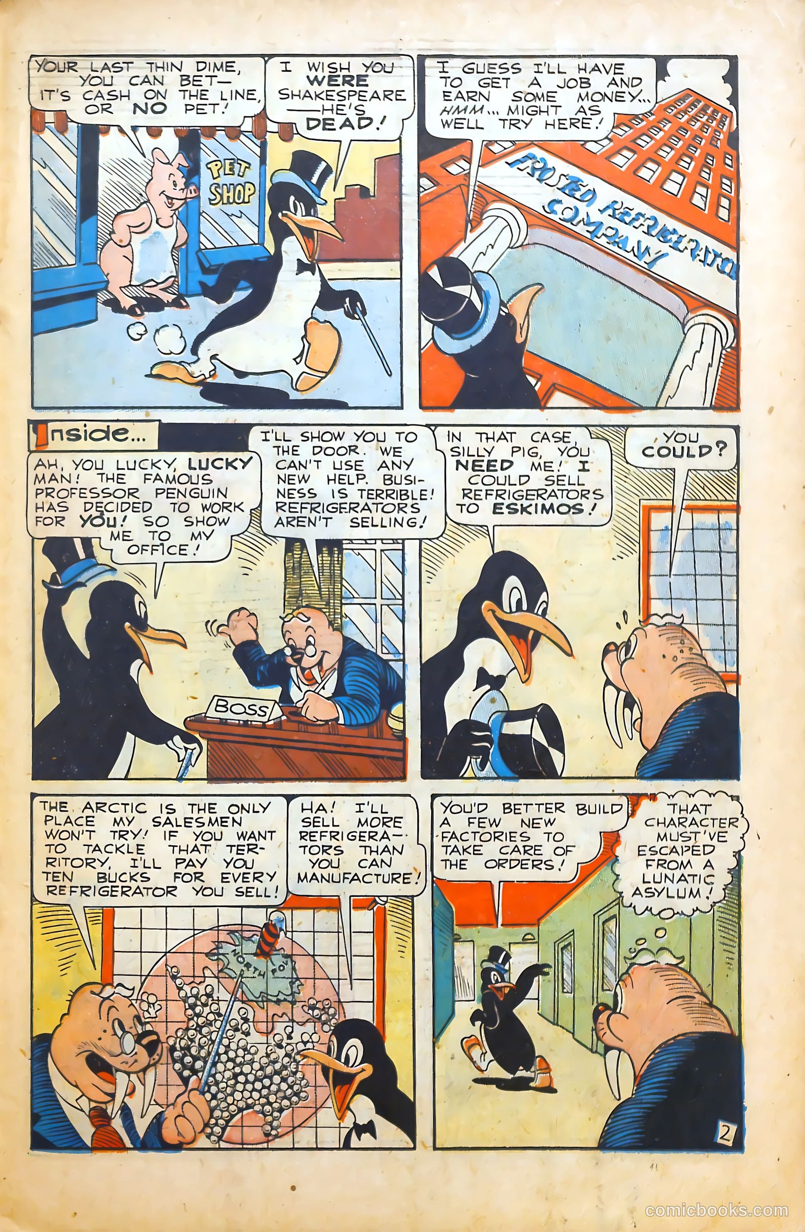 Monkeyshines Comics #25 (1949) — page 19 of 36