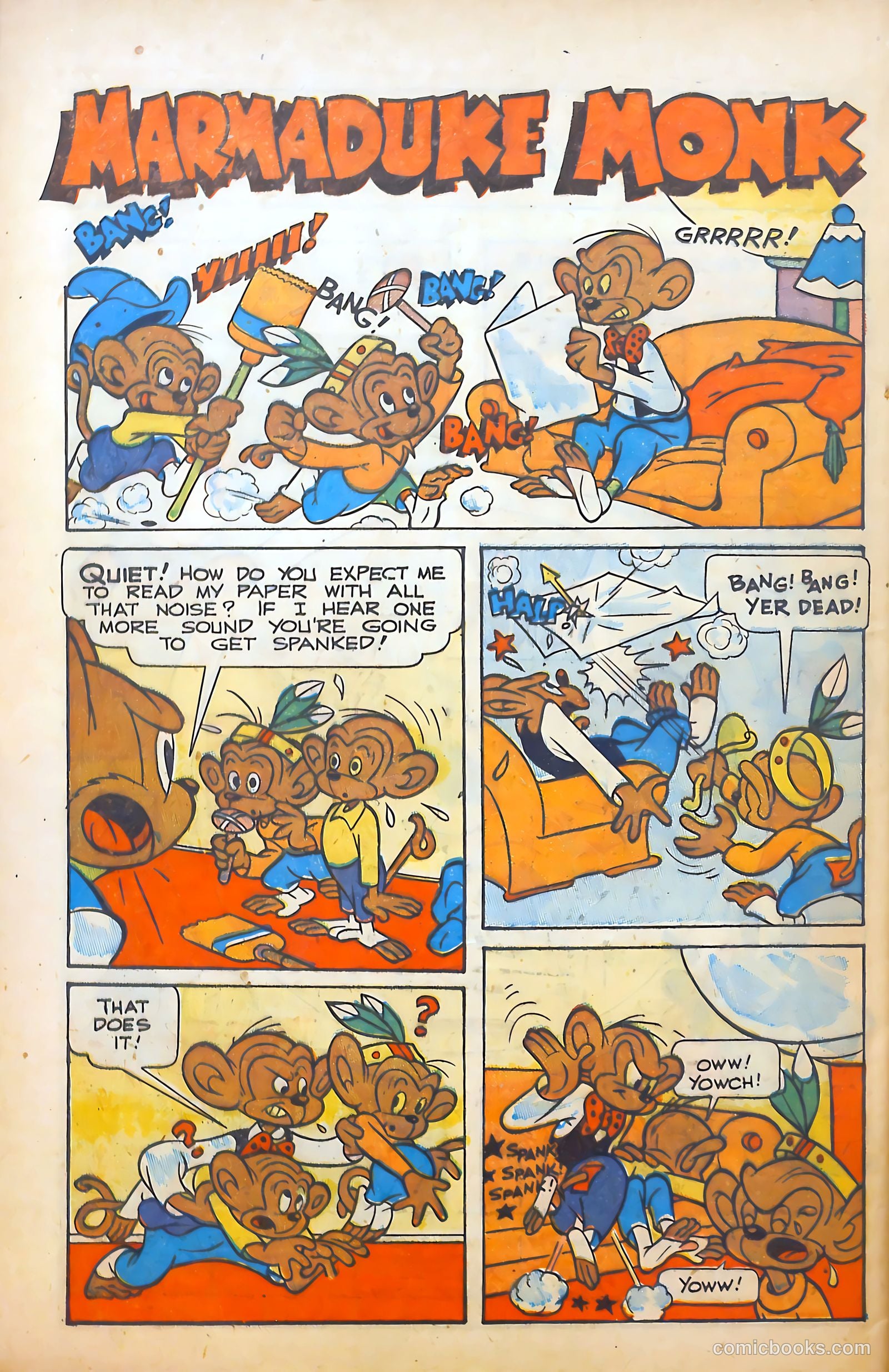 Monkeyshines Comics #25 (1949) — page 32 of 36