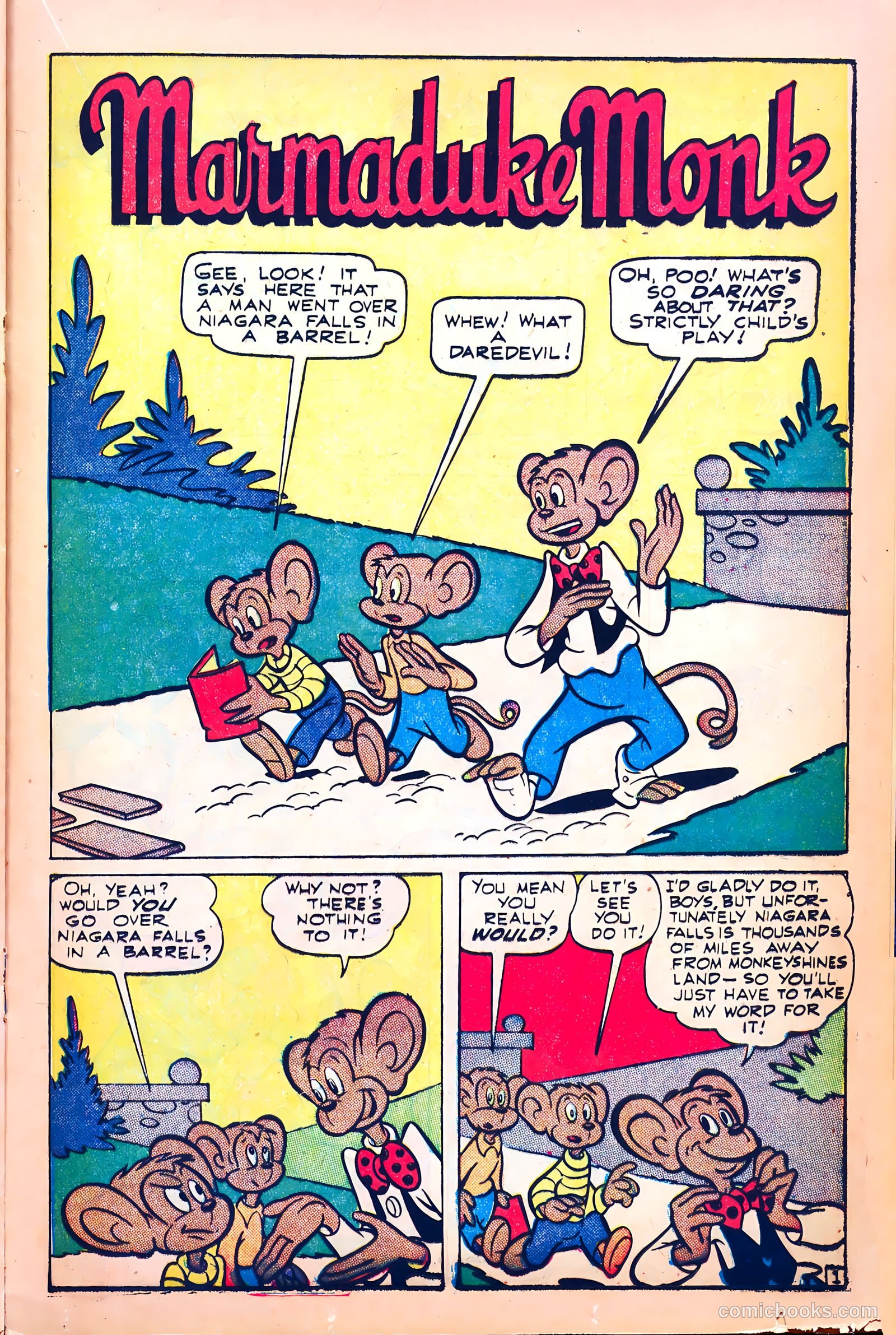 Monkeyshines Comics #26 (1949) — page 21 of 36