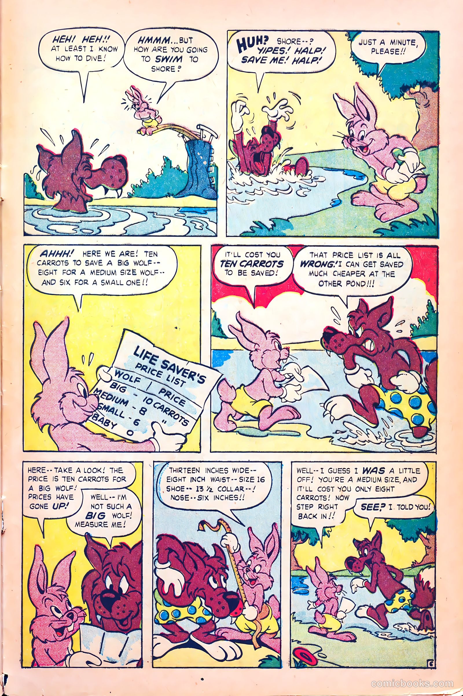 Monkeyshines Comics #26 (1949) — page 33 of 36