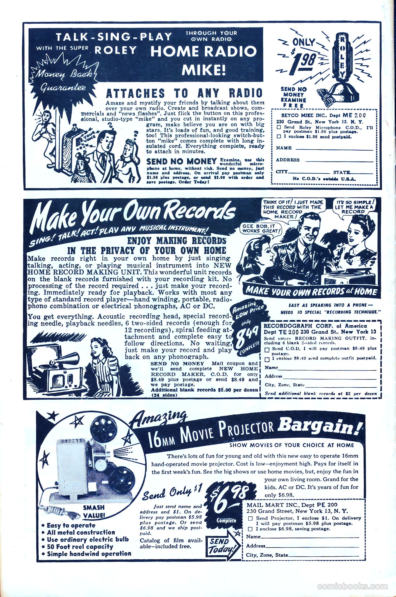Monkeyshines Comics #26 (1949) — page 36 of 36