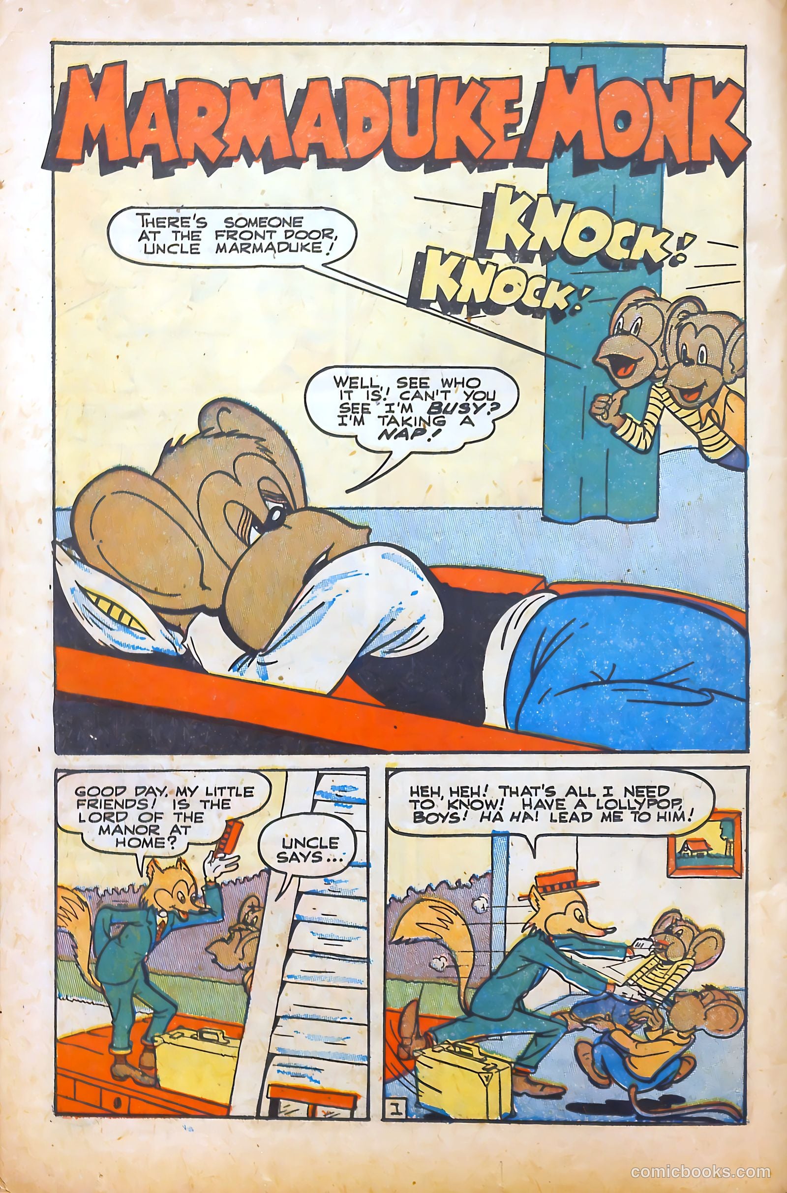 Monkeyshines Comics #27 (1949) — page 22 of 36