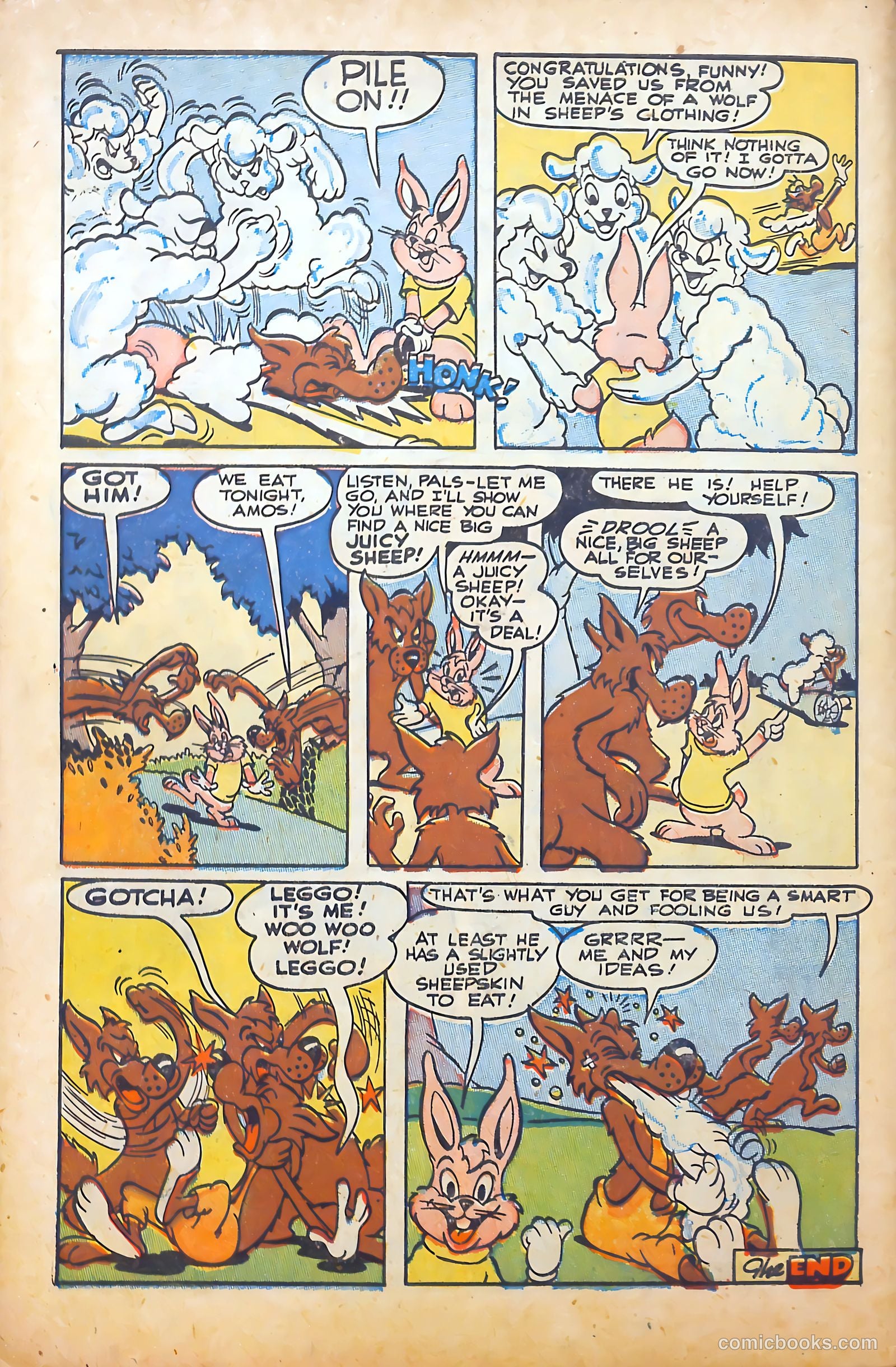 Monkeyshines Comics #27 (1949) — page 34 of 36