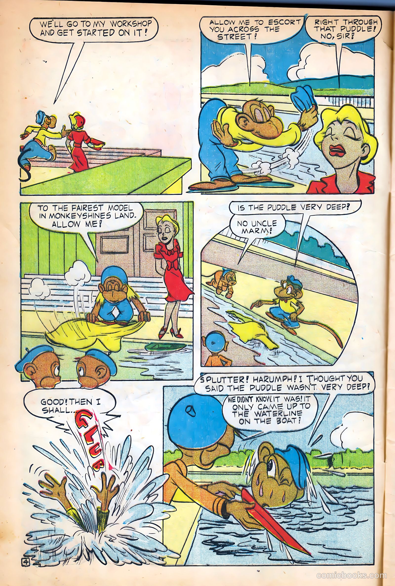 Monkeyshines Comics #3 (1945) — page 6 of 52