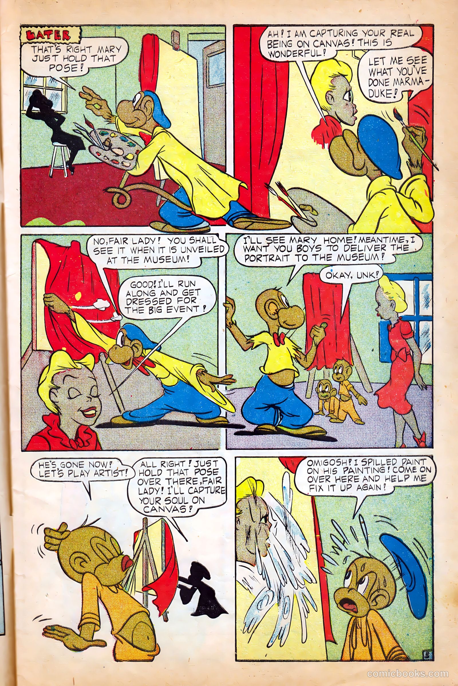 Monkeyshines Comics #3 (1945) — page 7 of 52